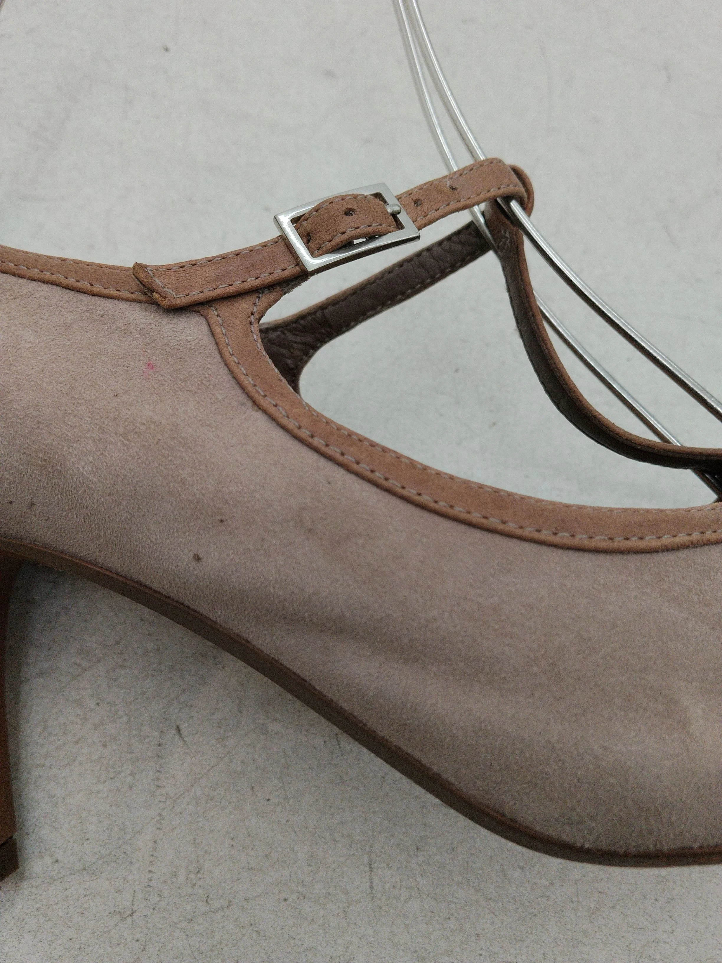 Clarks Women's Heels UK 6 Tan 100% Suede Strappy - Image 8