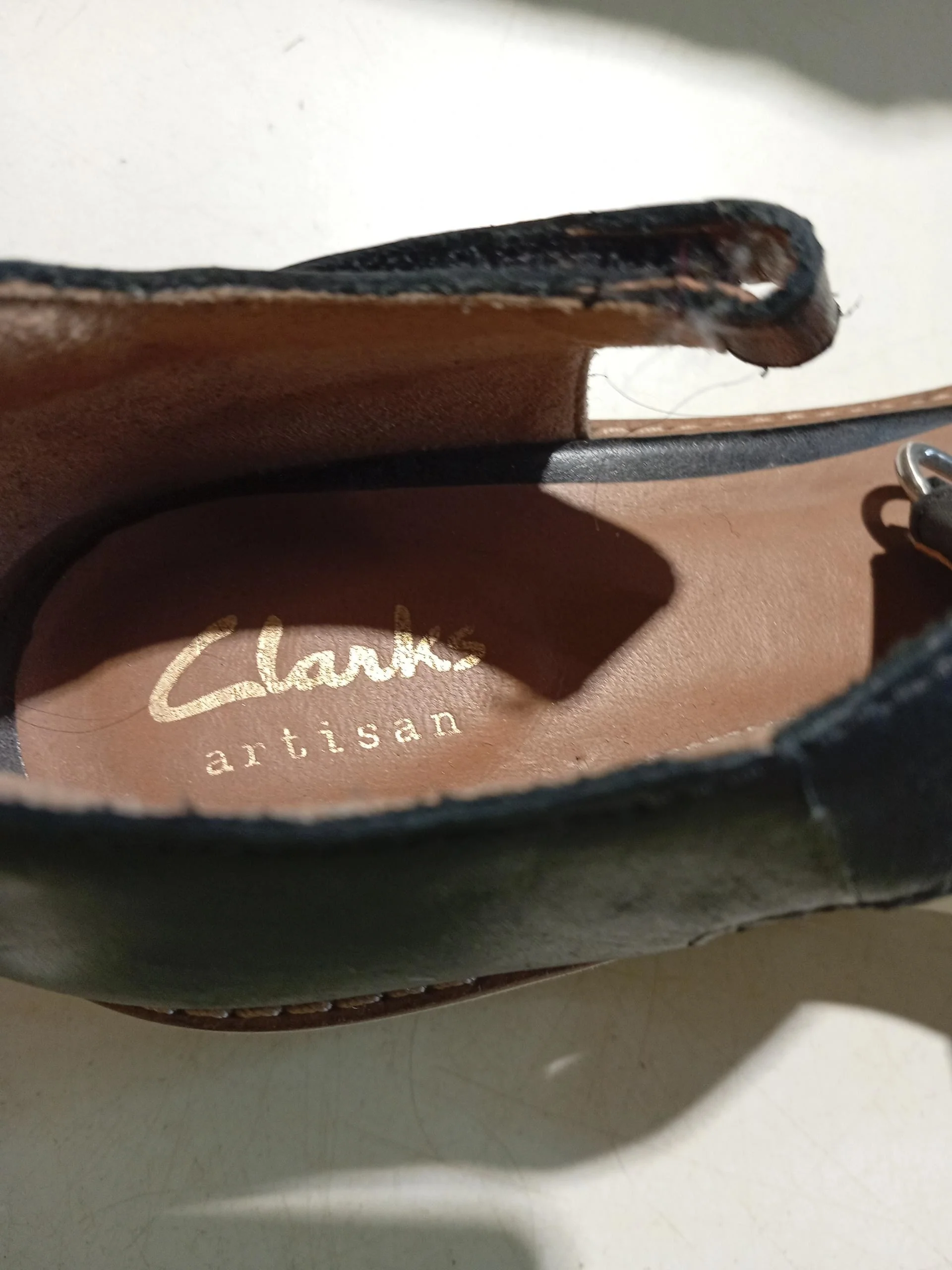 Clarks Women's Sandals UK 4 Black 100% Leather Strappy - Image 9