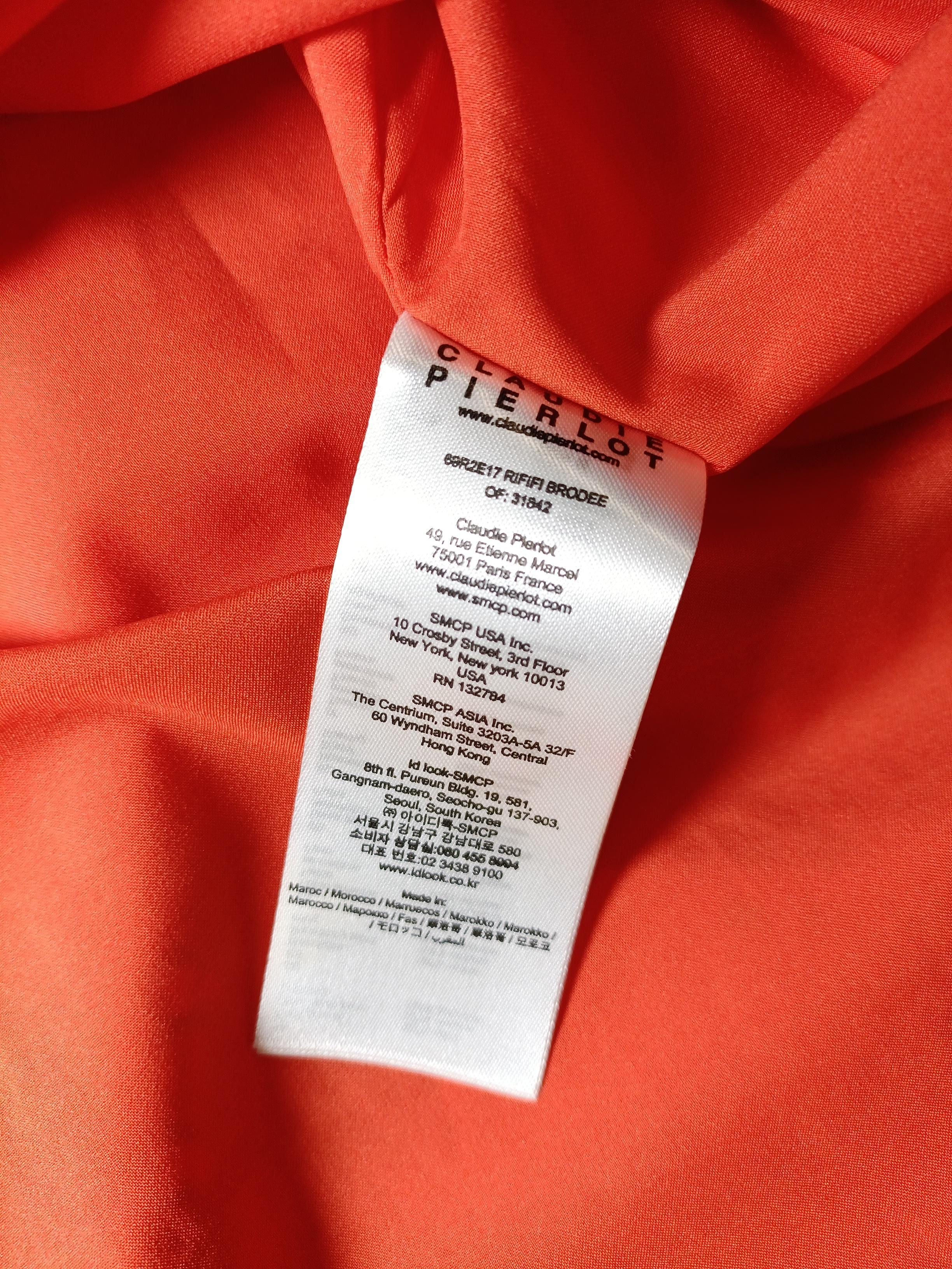 Claudie Pierlot Mini Dress in Orange - Image 6