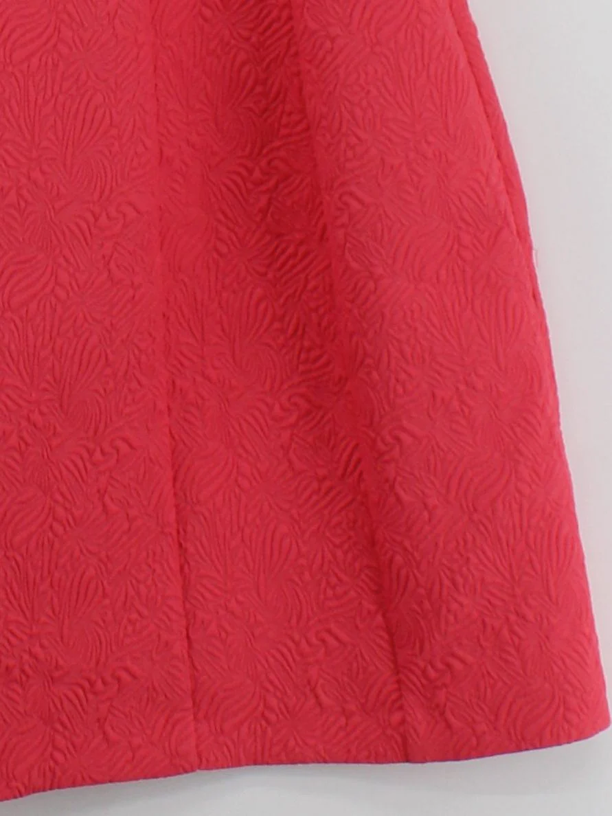 Coast A-Line Midi Dress UK10 in Pink - Image 4