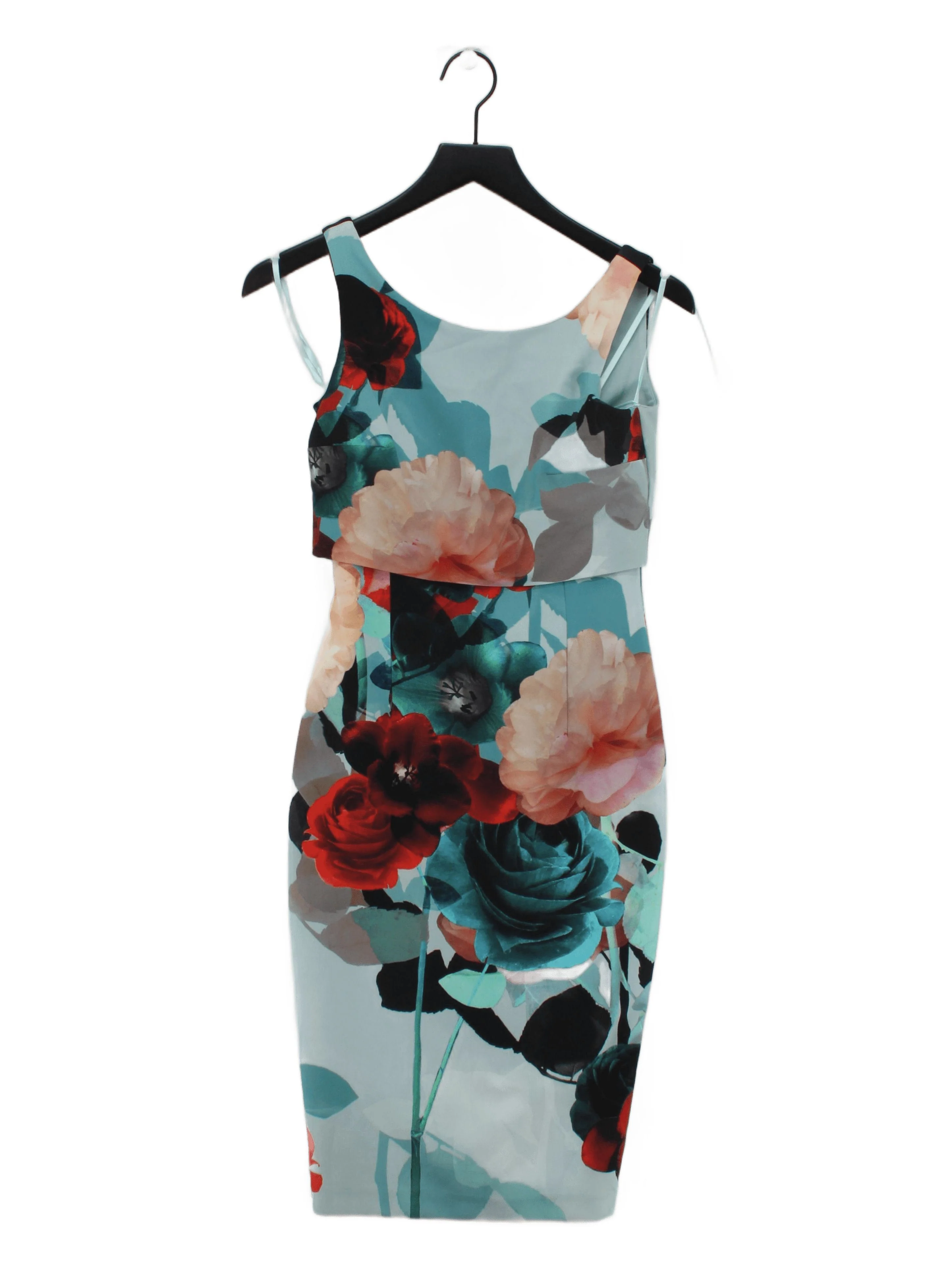 Coast Bodycon Midi Dress UK6 in Blue