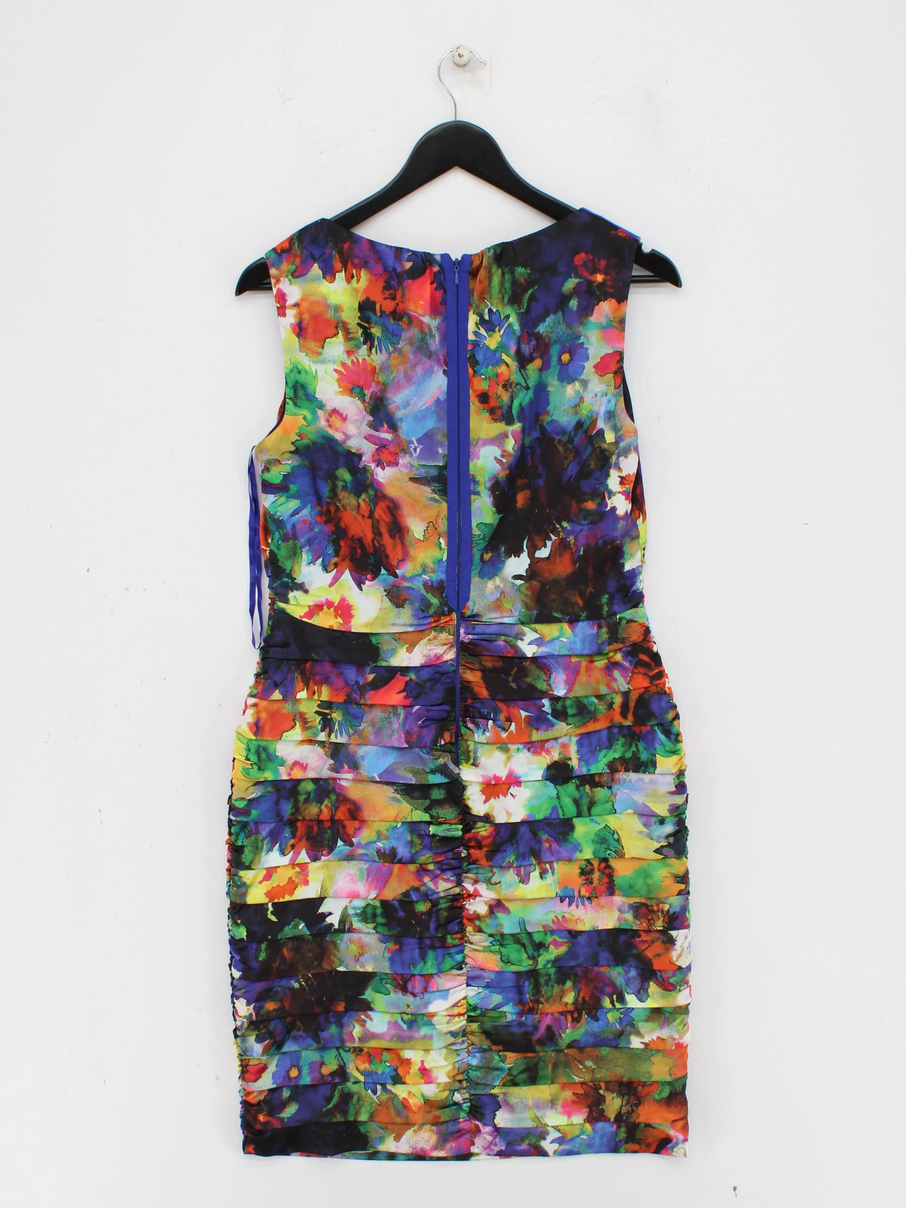 Coast Bodycon Mini Dress UK12 in Multi - Image 2