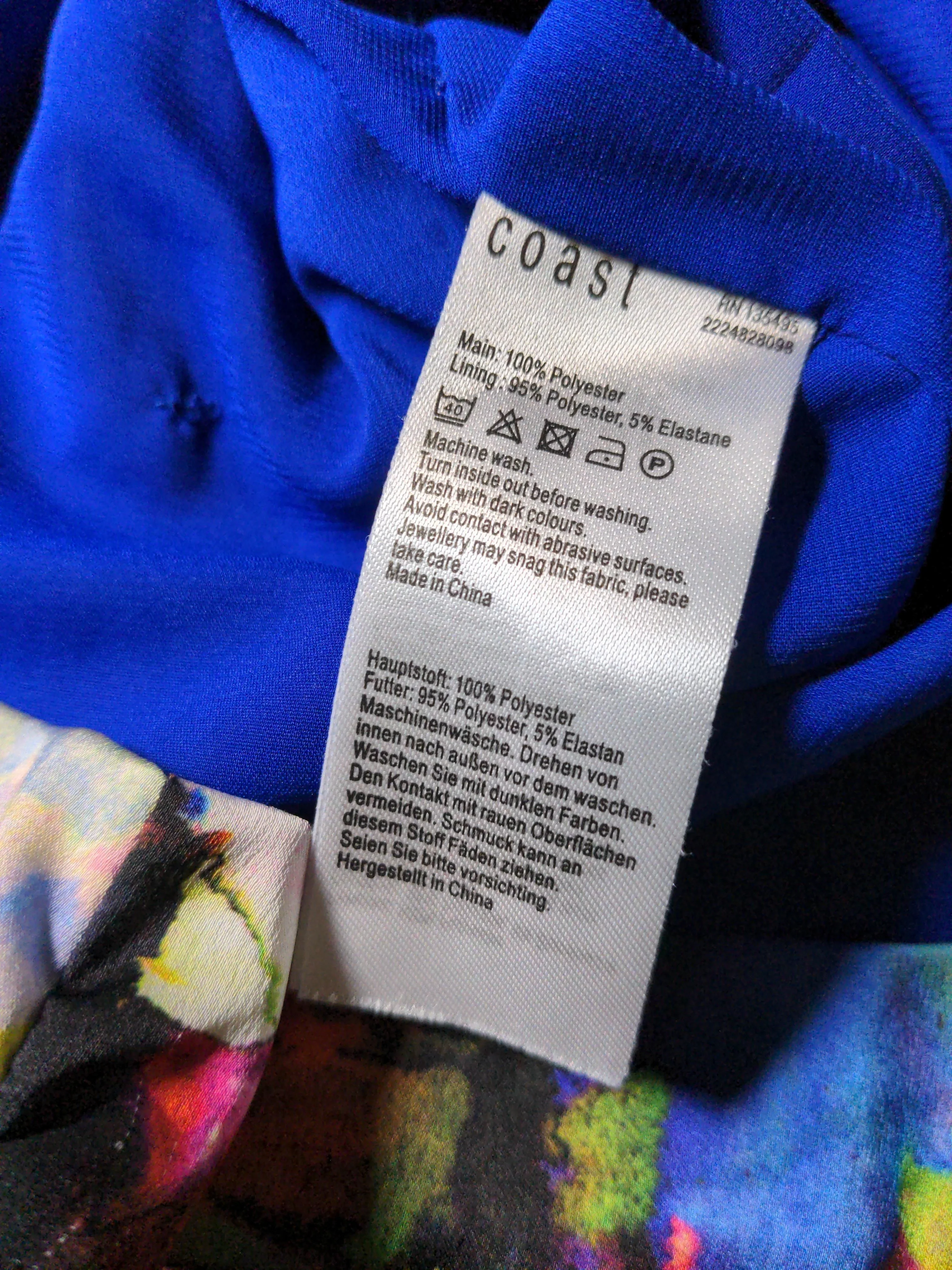 Coast Bodycon Mini Dress UK12 in Multi - Image 6