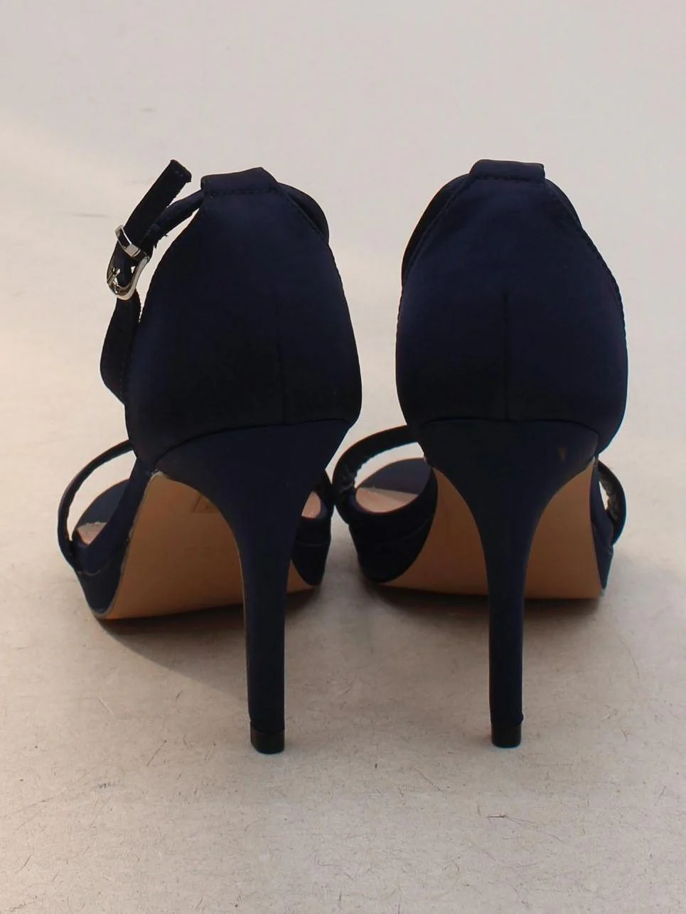 Coast Women's Heels UK 3 Blue 100% Polyester Platform - Image 3