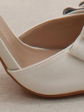 Coast Women's Heels UK 6 Cream 100% Faux Leather Court - Image 5