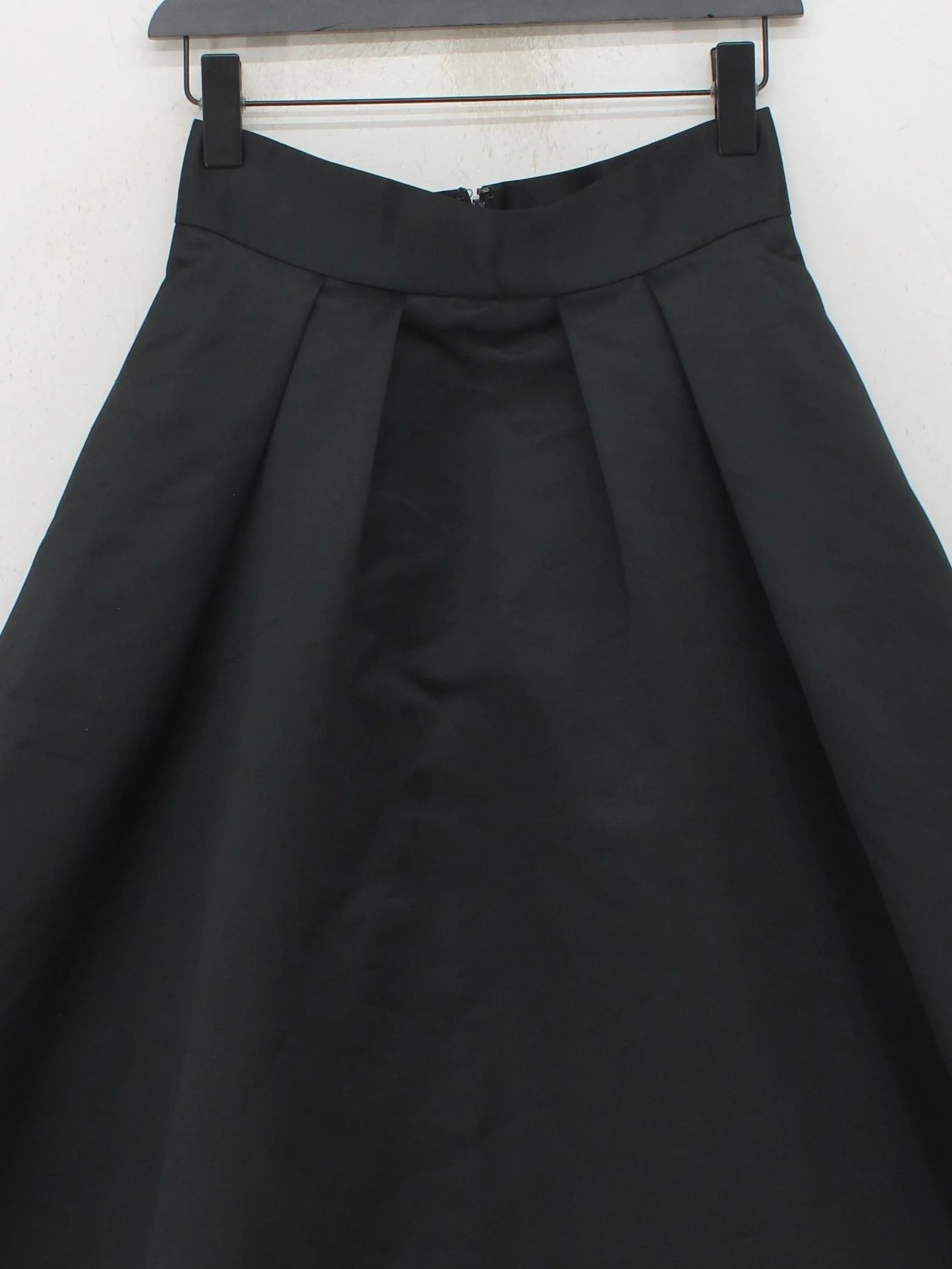 Coast Women's Midi Skirt UK 10 Black Polyester with Acetate, Viscose Midi A-Line - Image 3