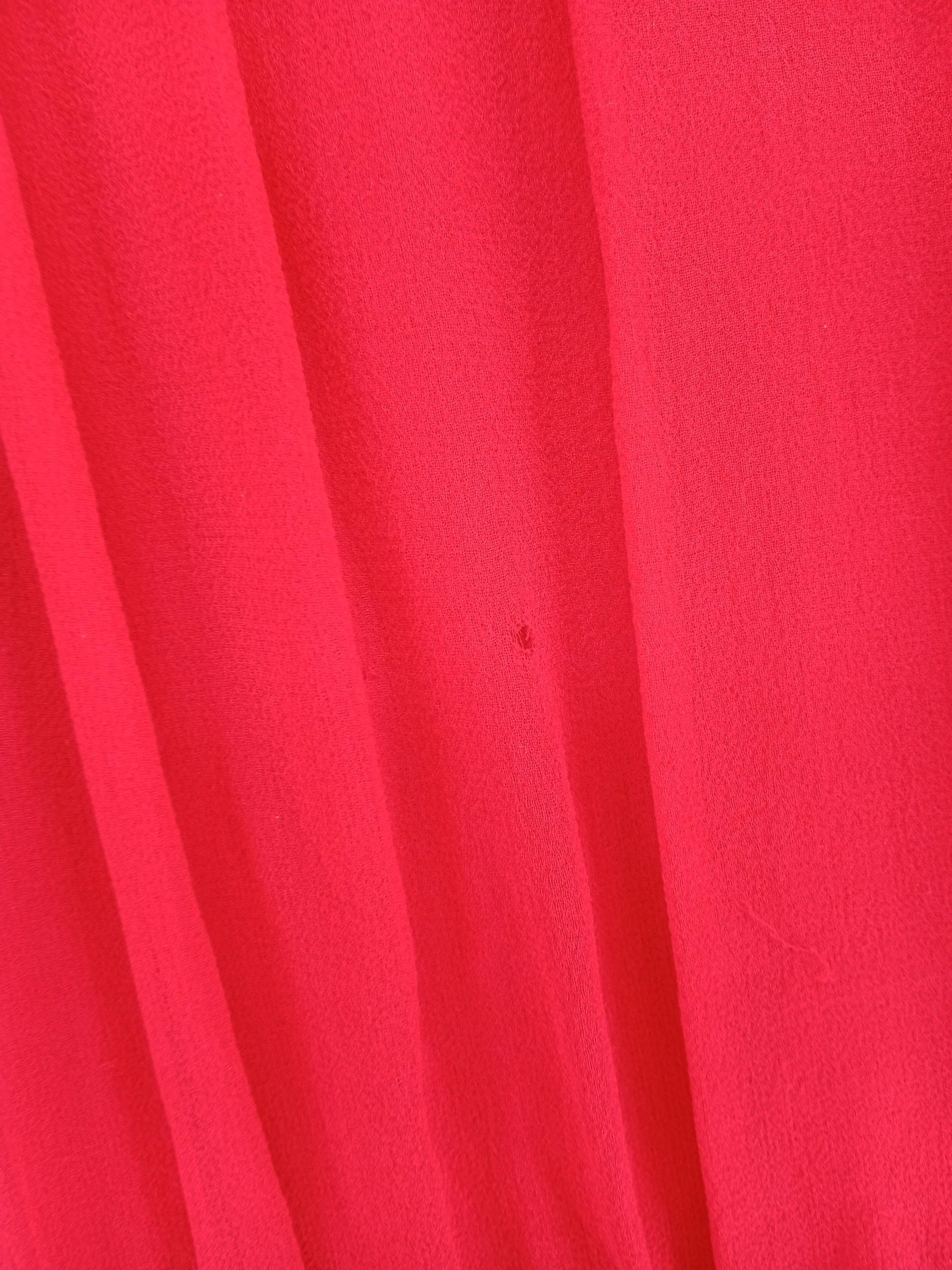 Coast Women's Top UK 14 Red Silk with Viscose, Elastane Basic - Image 5