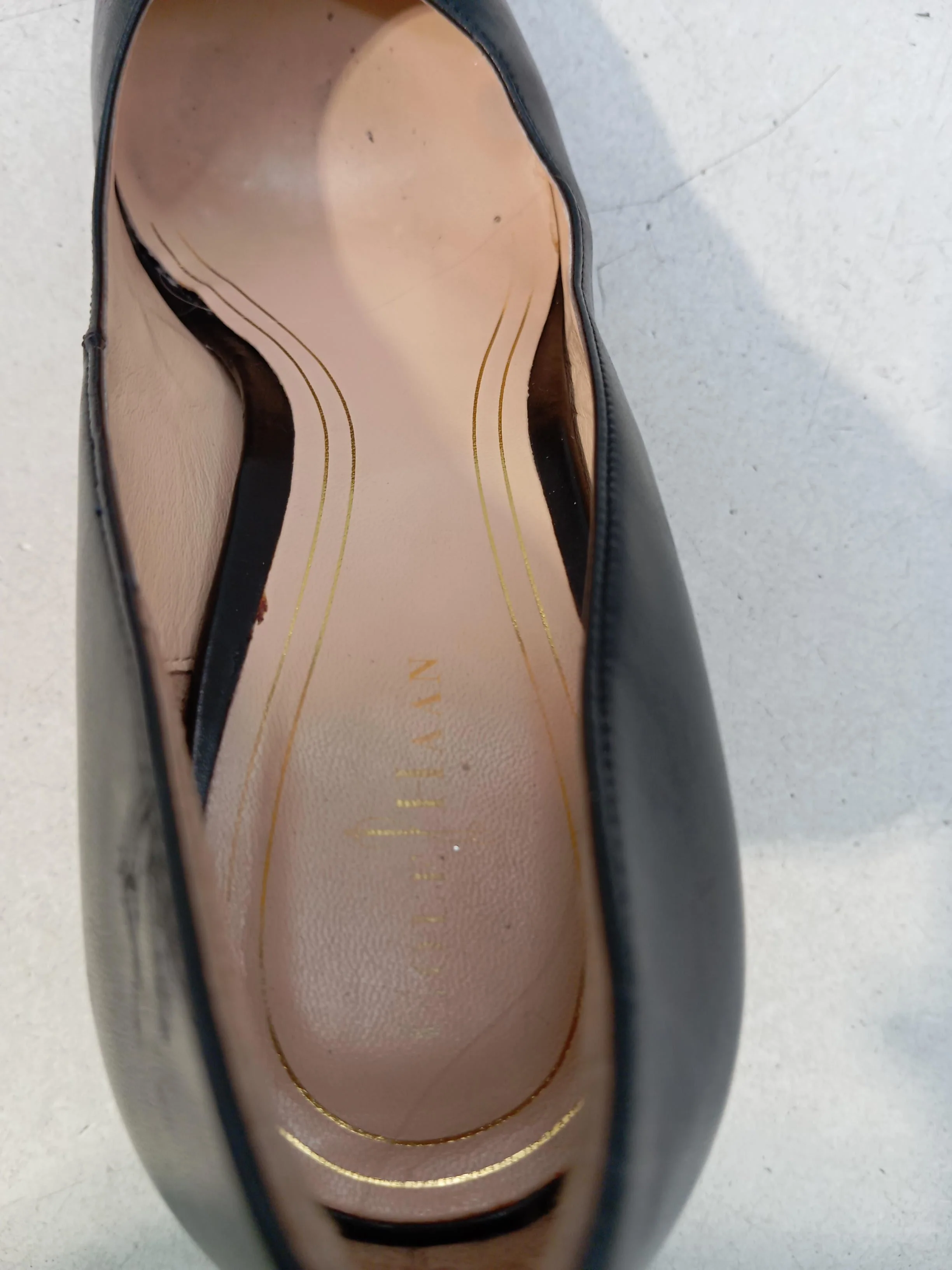Cole Haan Women's Heels UK 9.5 Black 100% Leather Court - Image 6