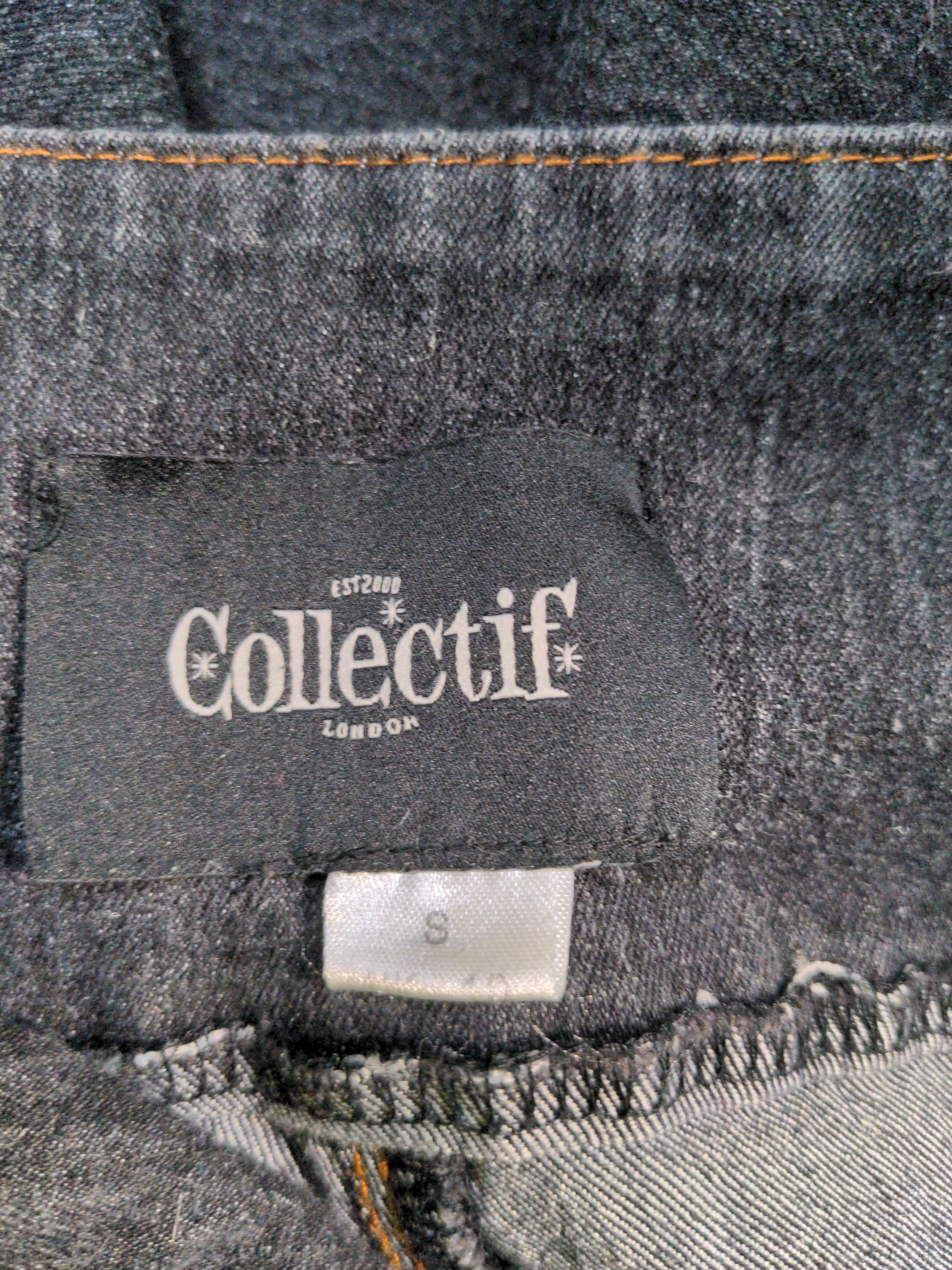 Collectif Women's Jeans S Black 100% Cotton Skinny - Image 6
