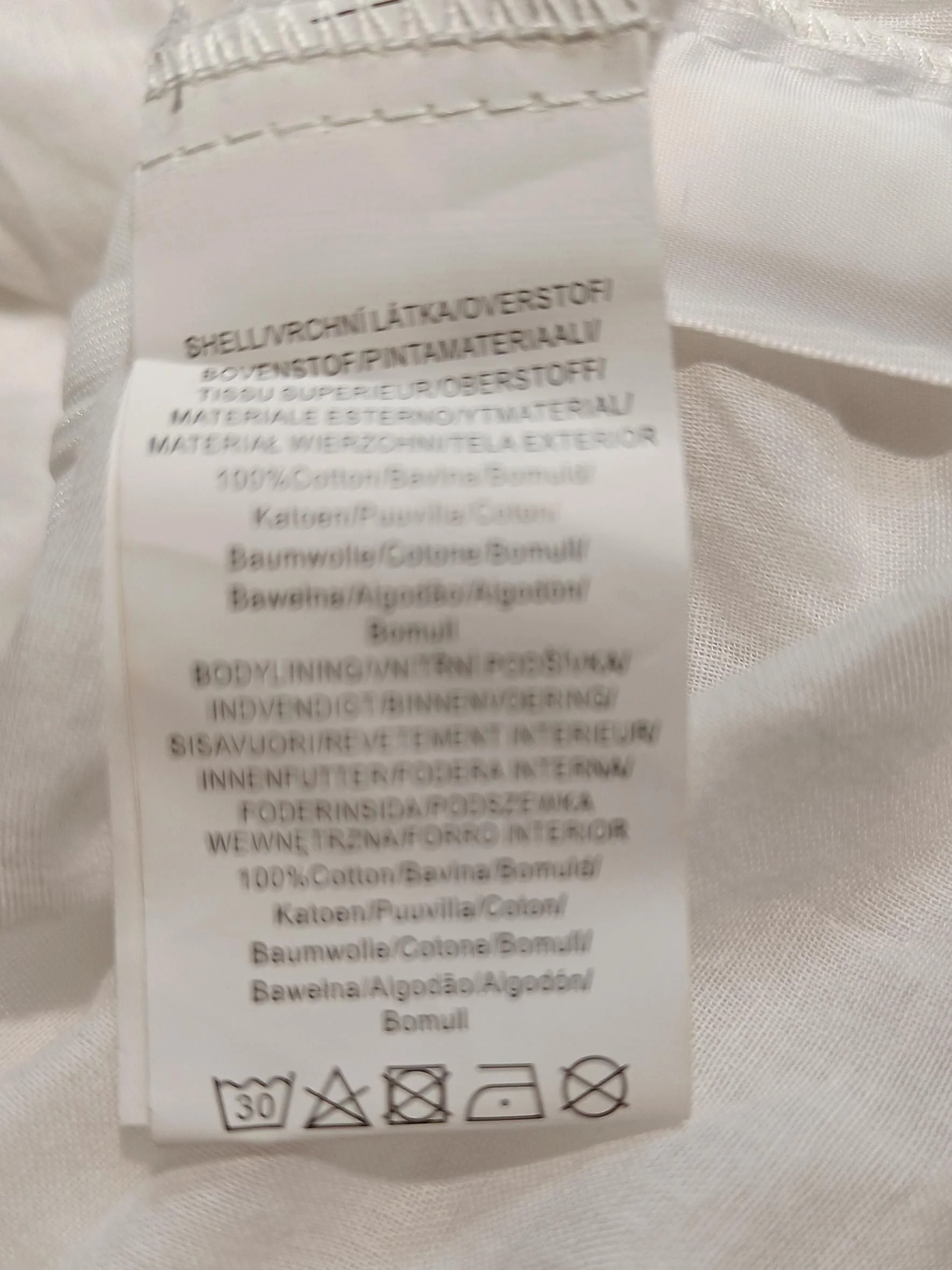 COLLECTIVE Mini Dress UK10 in White - Image 7