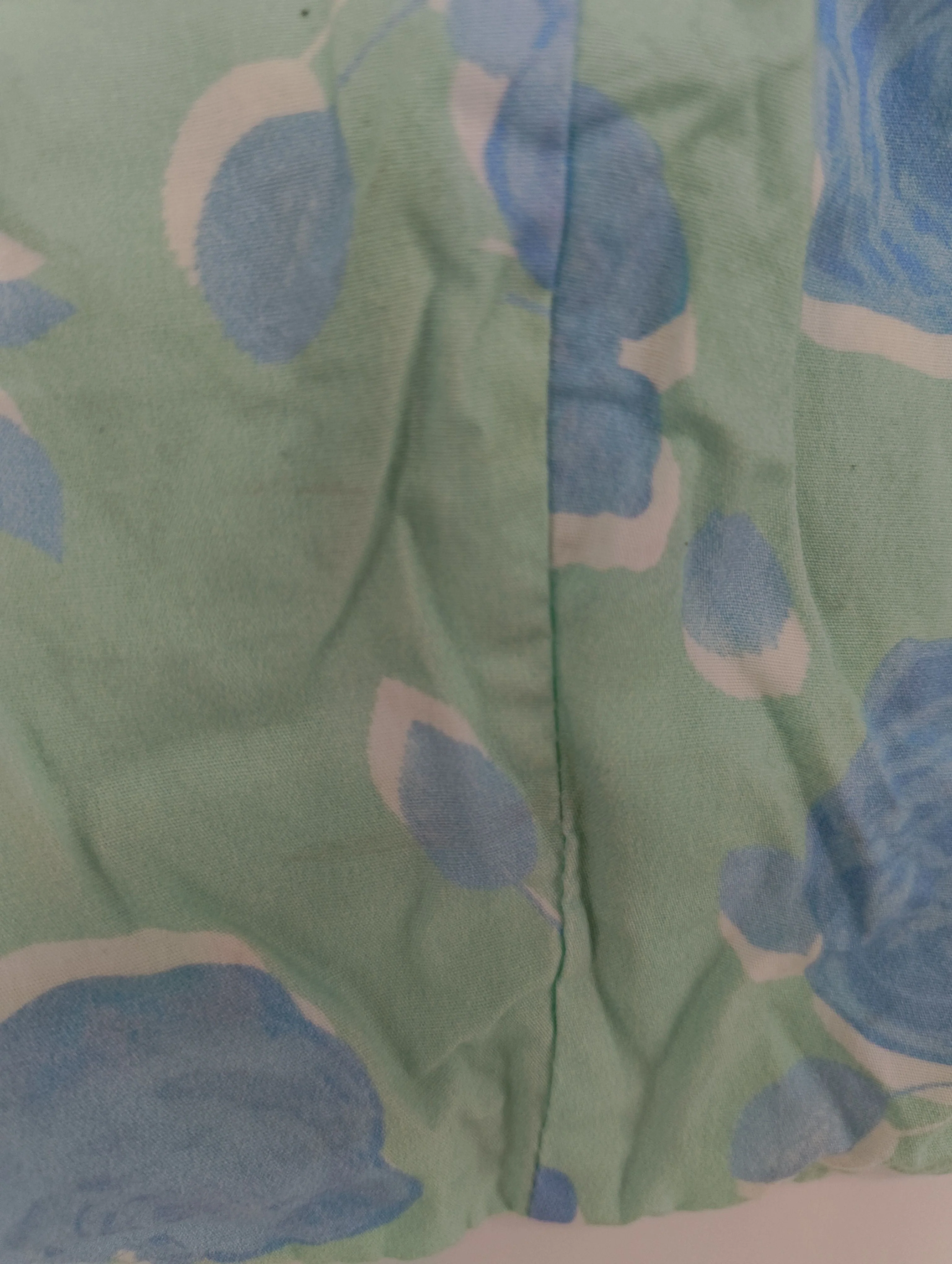 COLLECTIVE Women's Top UK 12 Green 100% Cotton Cropped - Image 5