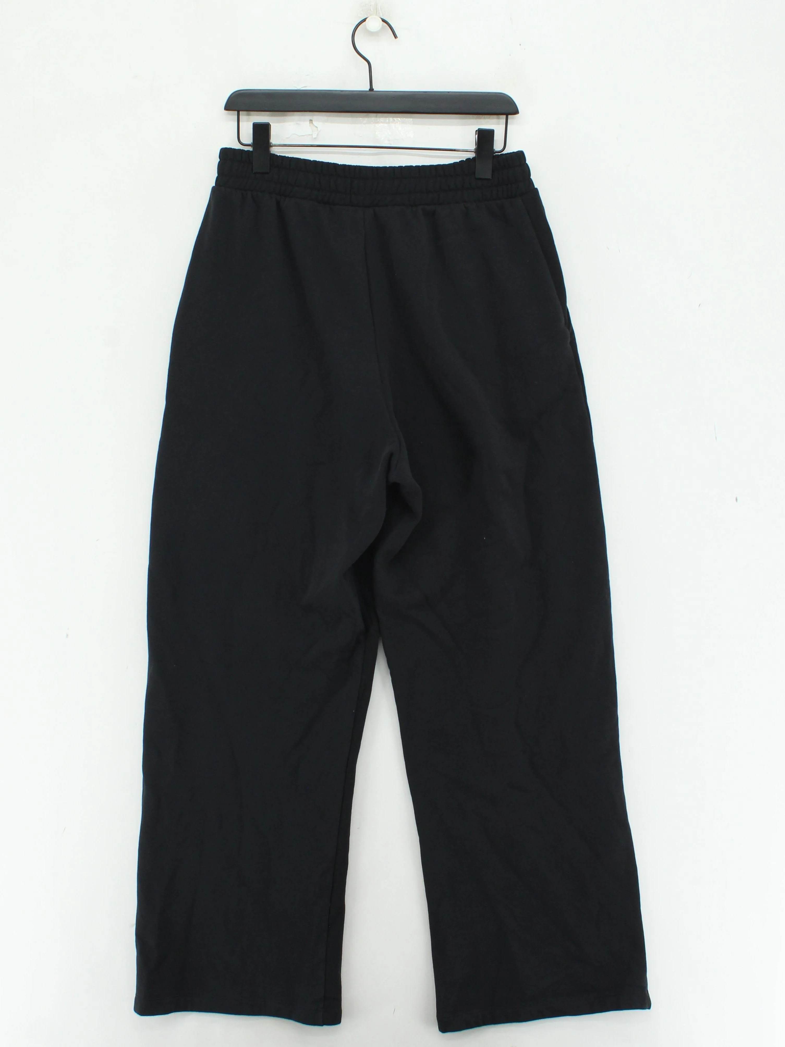Collusion Men's Sports Bottoms M Black Cotton with Polyester Wide-Leg Sweatpants - Image 2