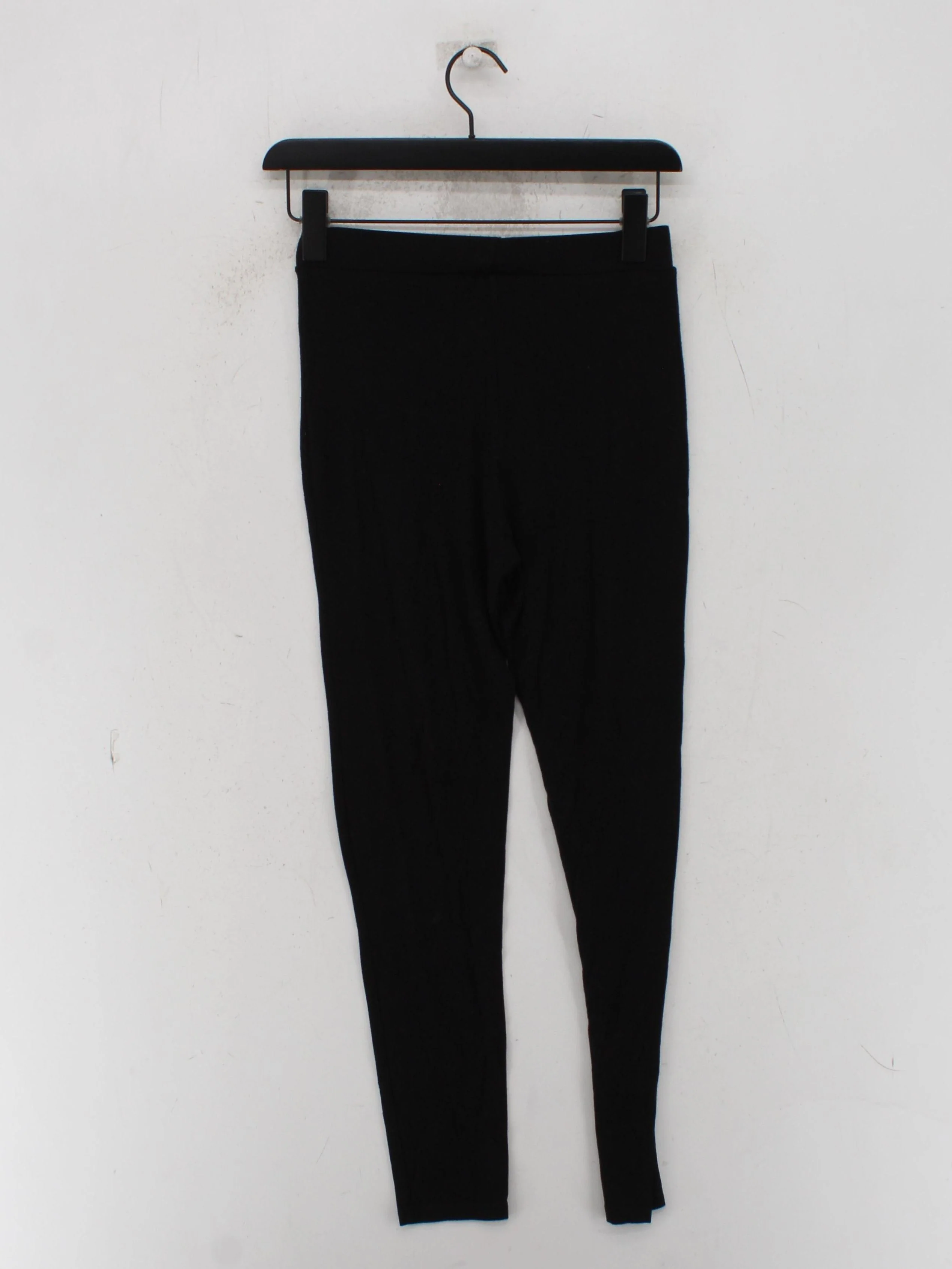 Collusion Women's Leggings UK 8 Black Viscose with Elastane Full length - Image 2