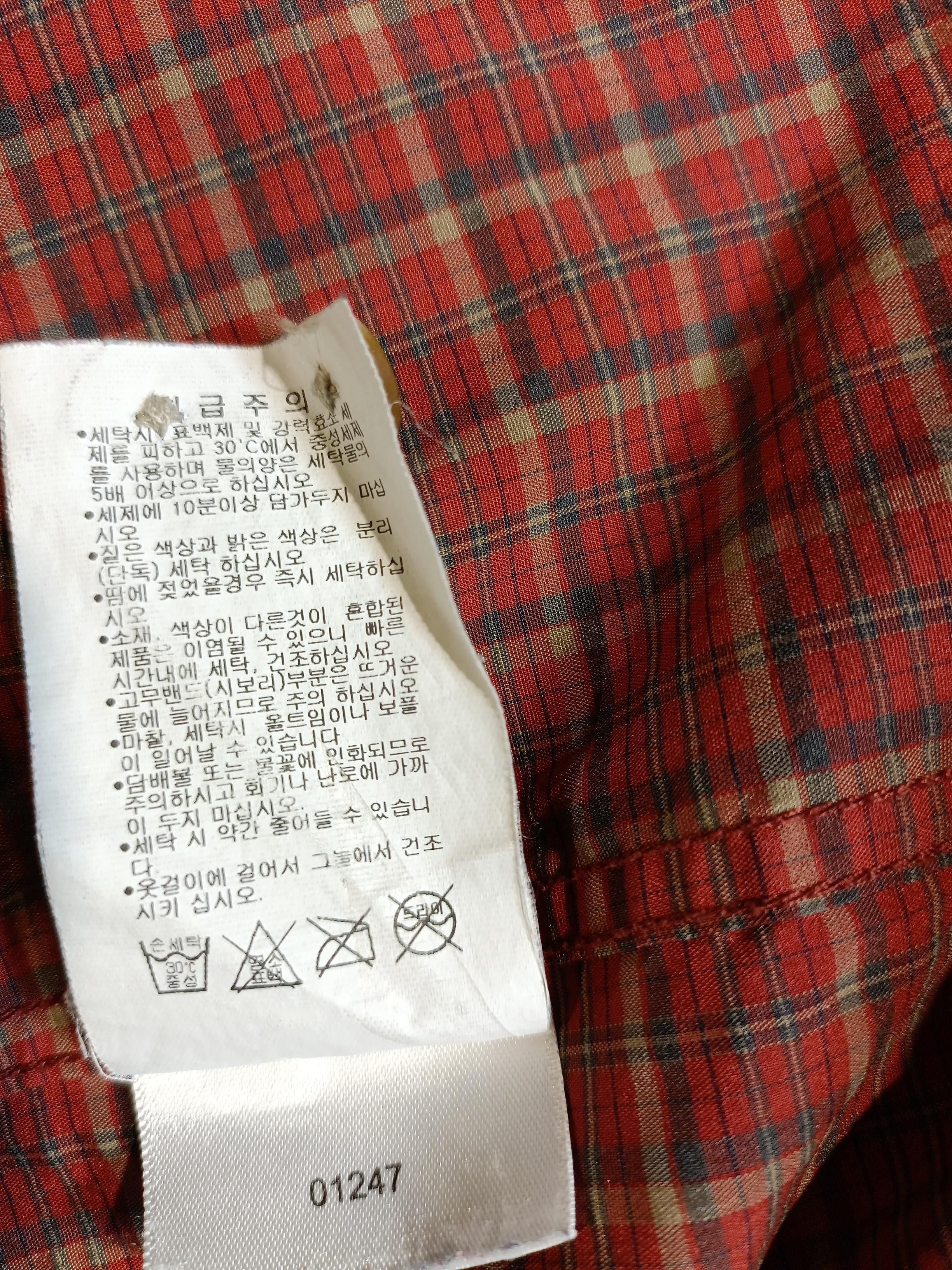 Columbia Men's Shirt XL Red Checkered 100% Cotton Basic - Image 6