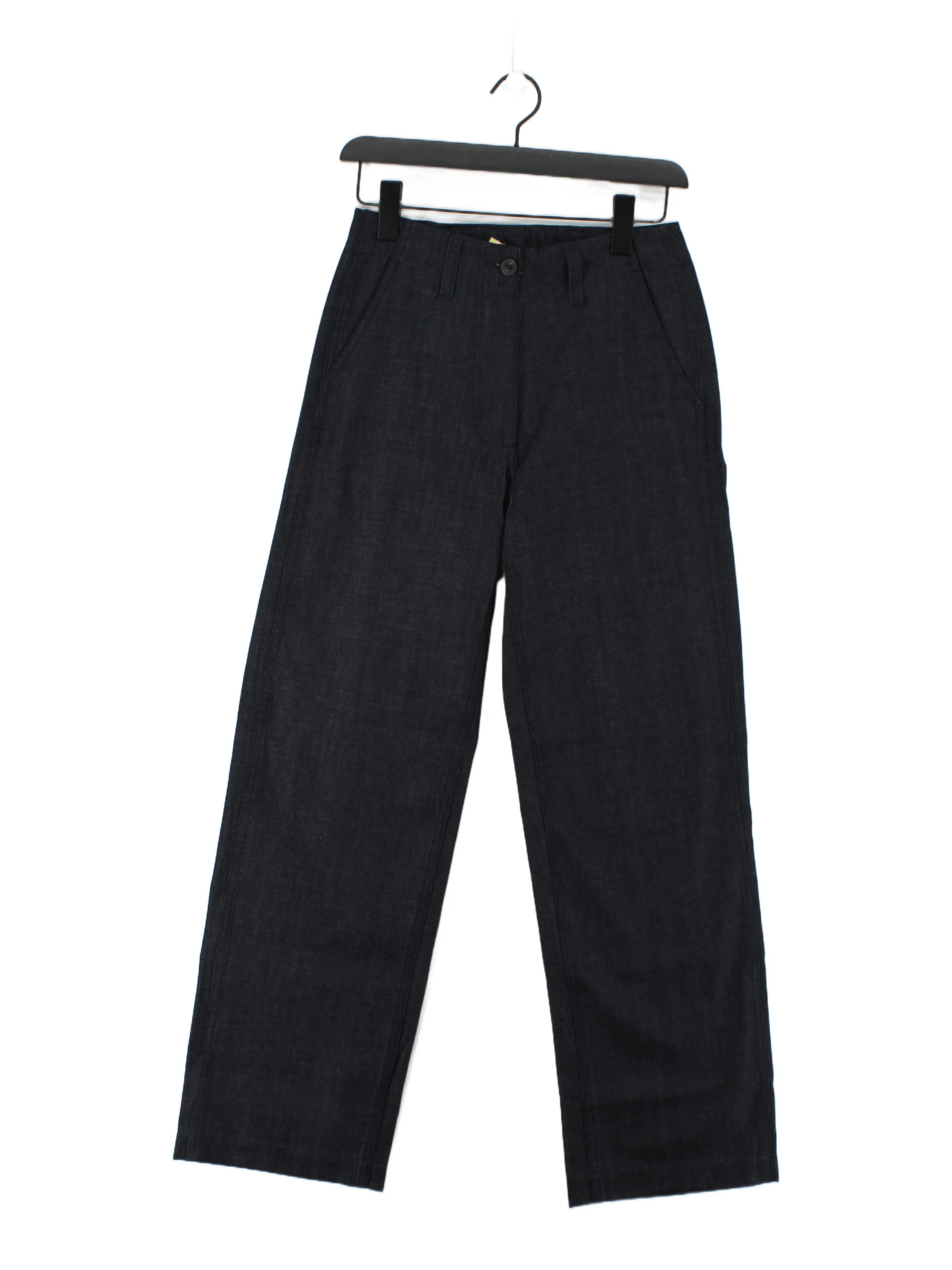 Community Clothing Women's Jeans UK 6 Blue 100% Cotton Wide-Leg