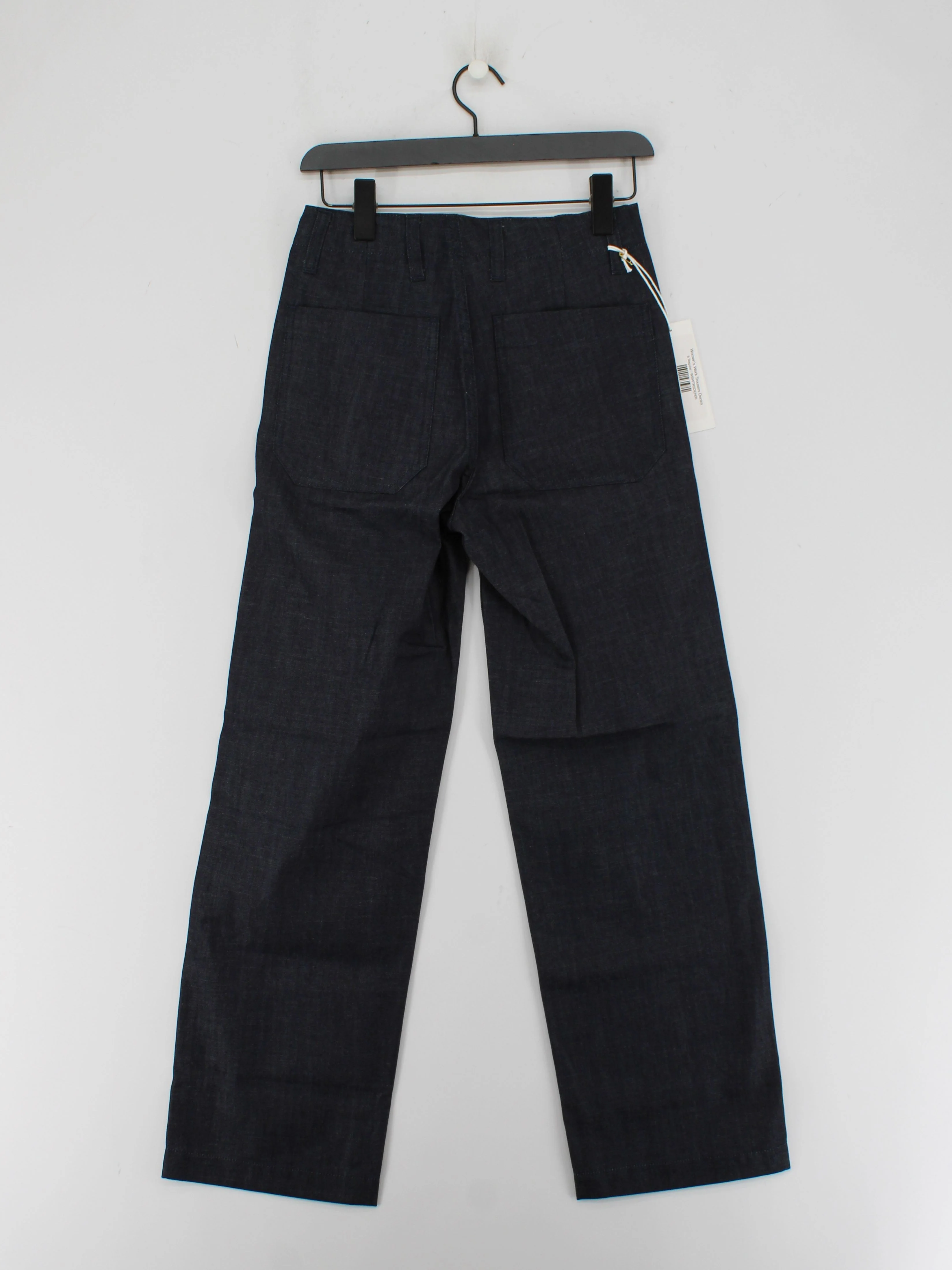 Community Clothing Women's Jeans UK 6 Blue 100% Cotton Wide-Leg - Image 2