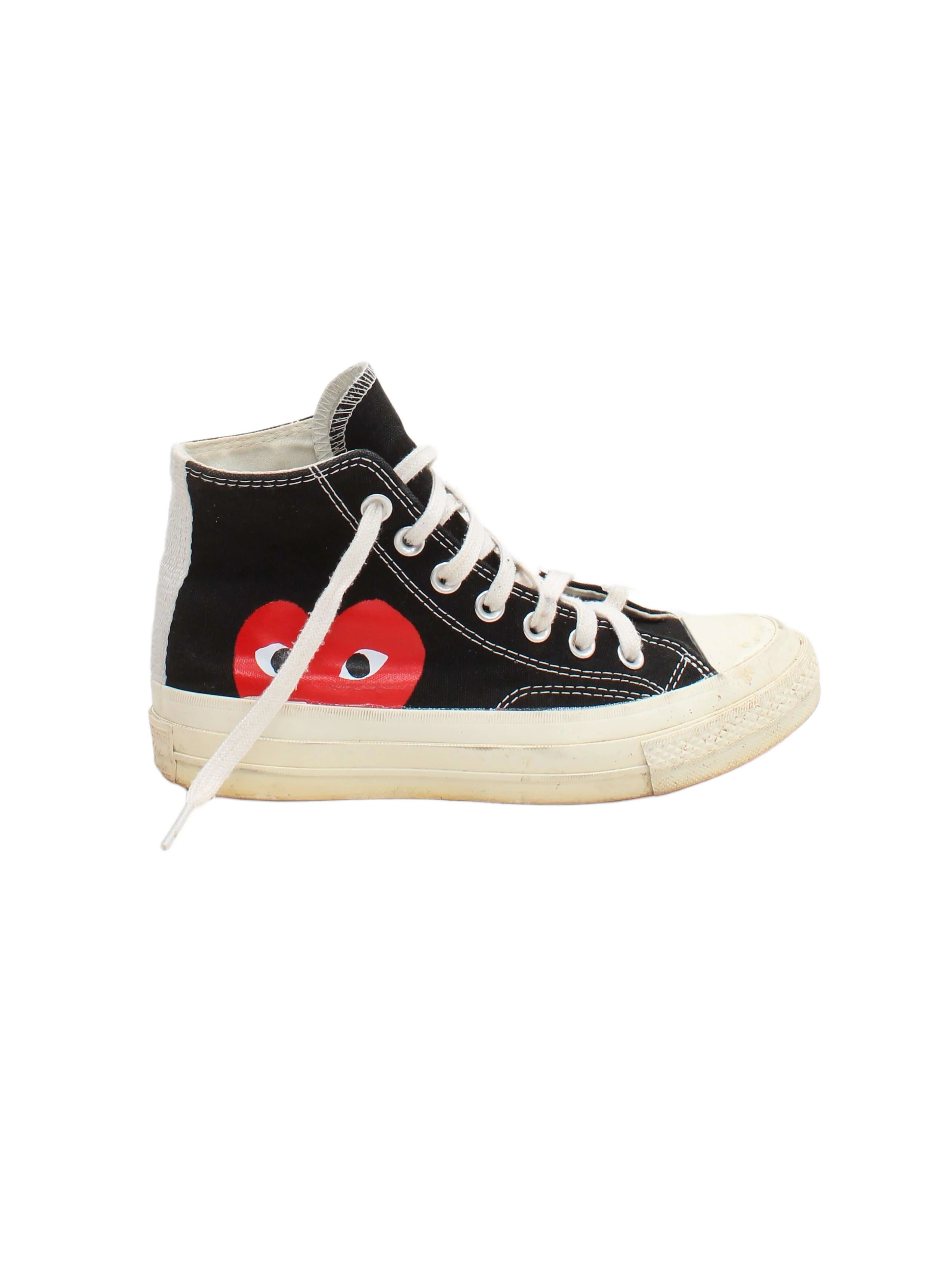 Converse and Comme Des Garçons Women's Trainers EU37 in Black
