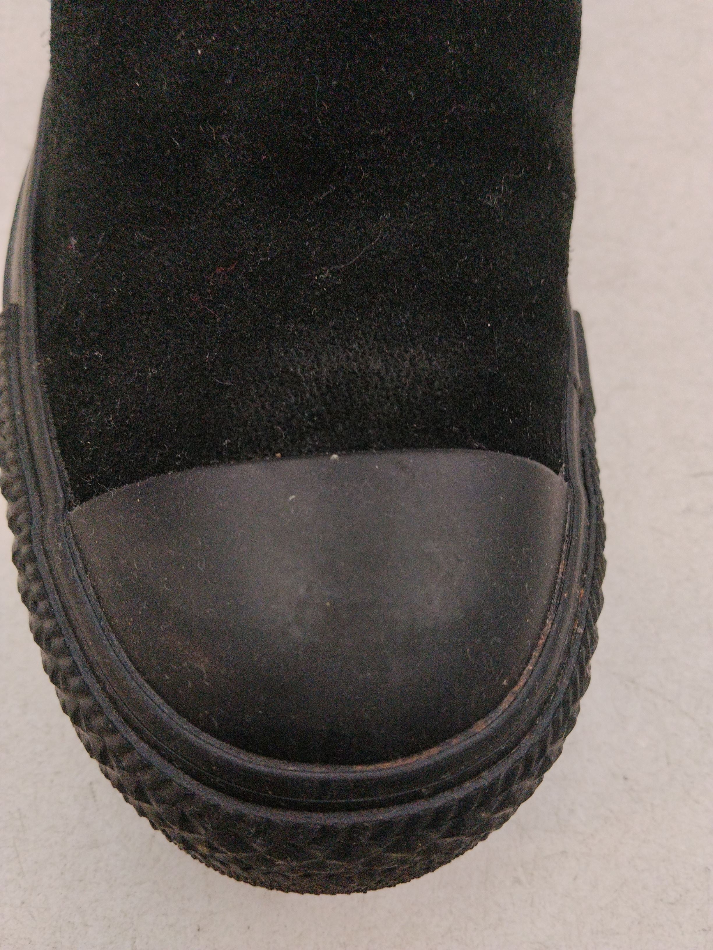Converse Women's Boots UK 4.5 Black Suede with Faux Fur Chelsea - Image 8