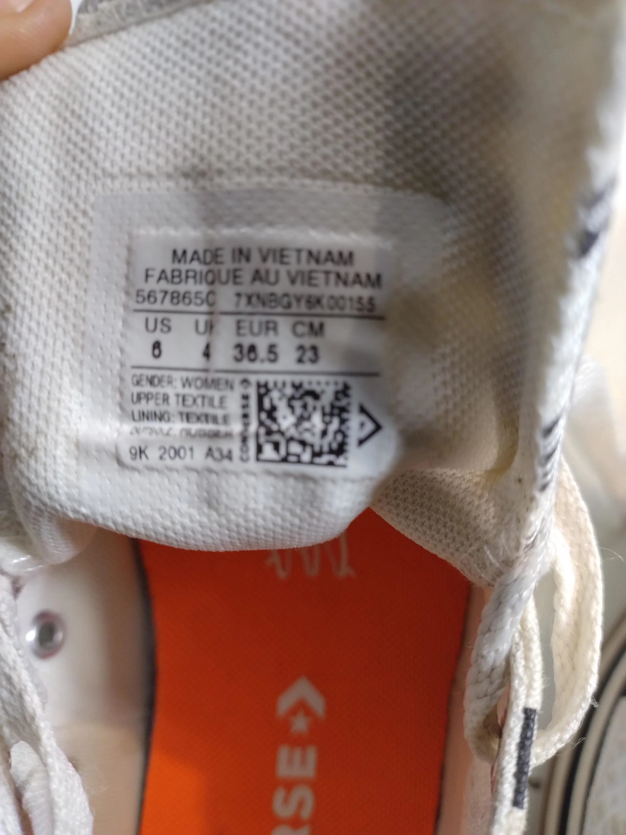 Converse Women's Trainers UK4 in White - Image 11