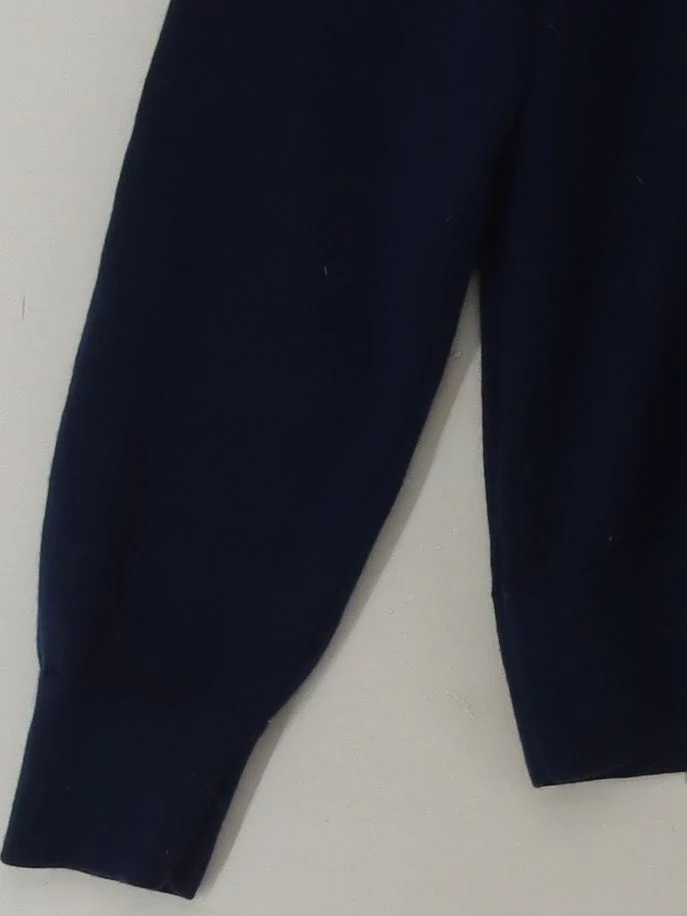 COS Men's Jumper M Blue 100% Wool Crew Neck Pullover - Image 4