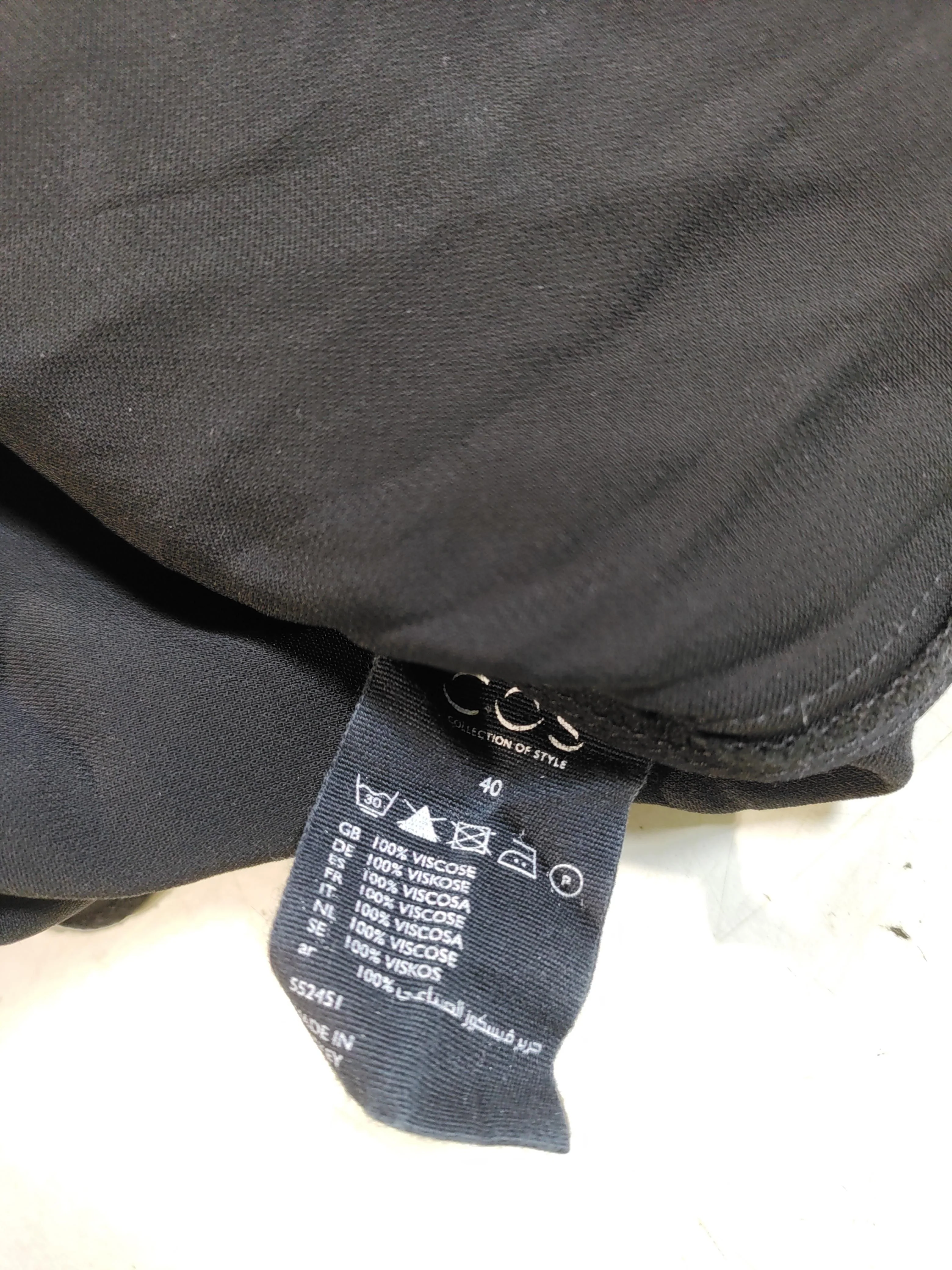 COS Shirt Mini Dress in Black - Image 6