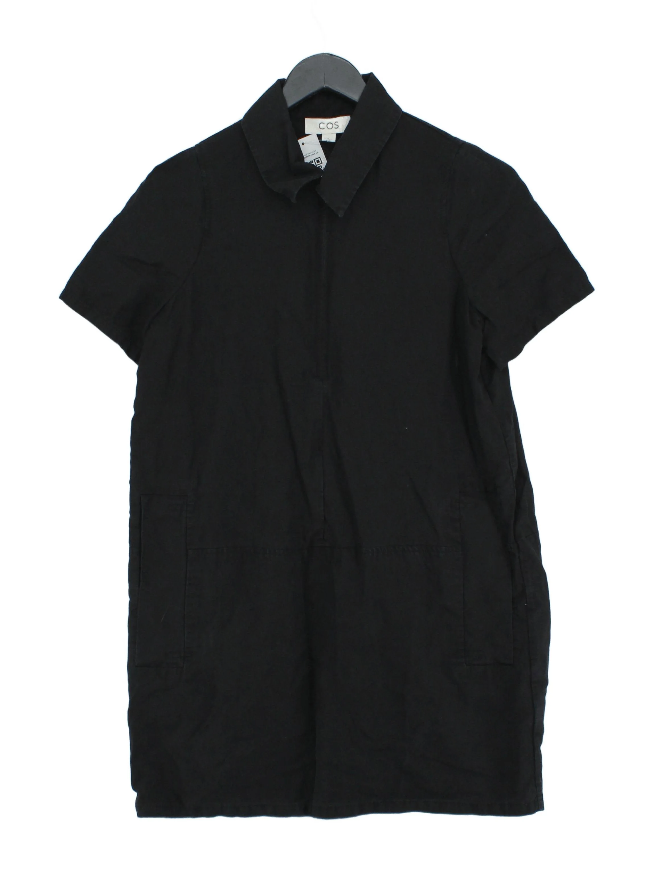 COS Shirt Mini Dress in Black