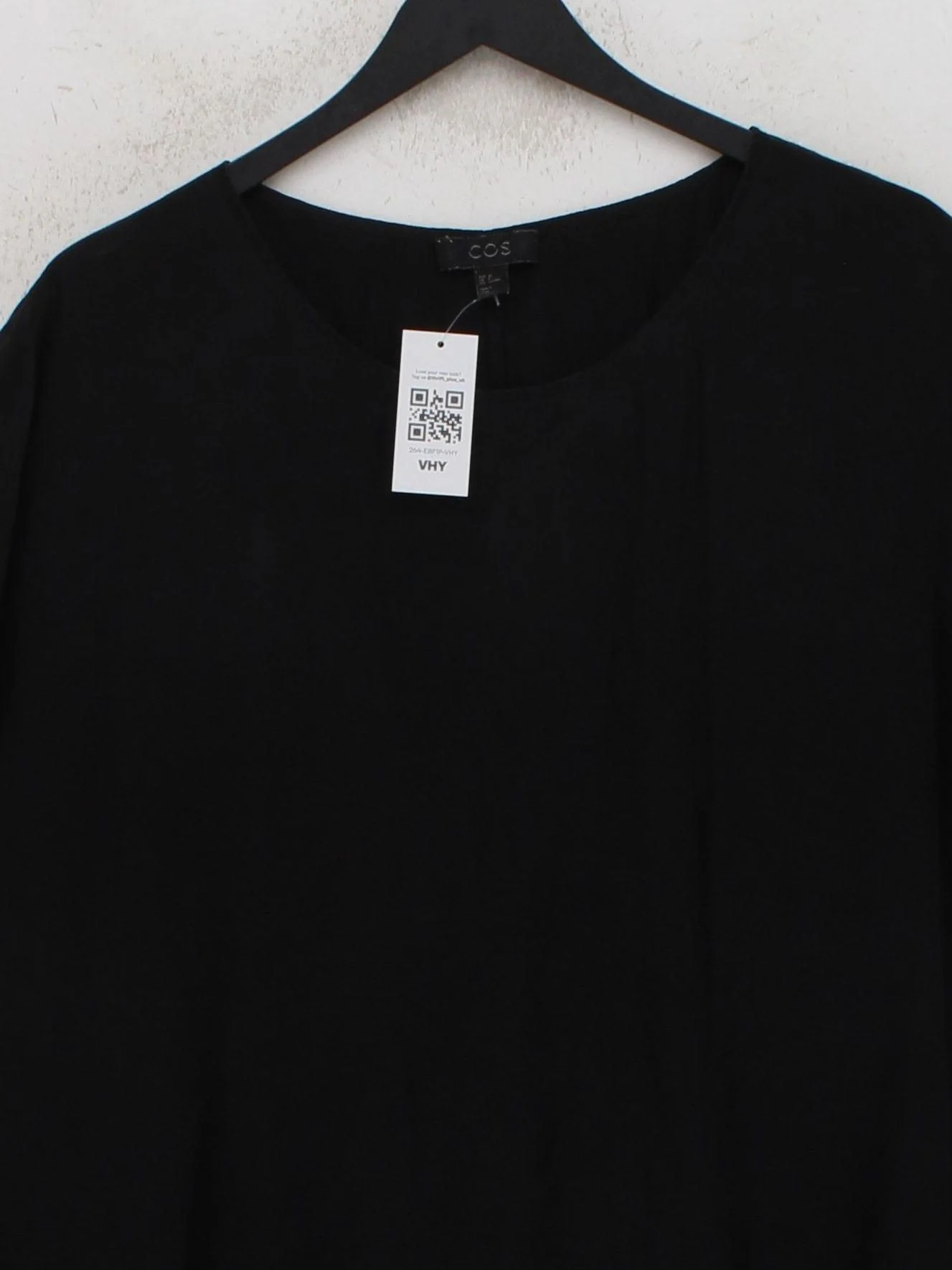 COS T-Shirt Mini Dress in Black - Image 3
