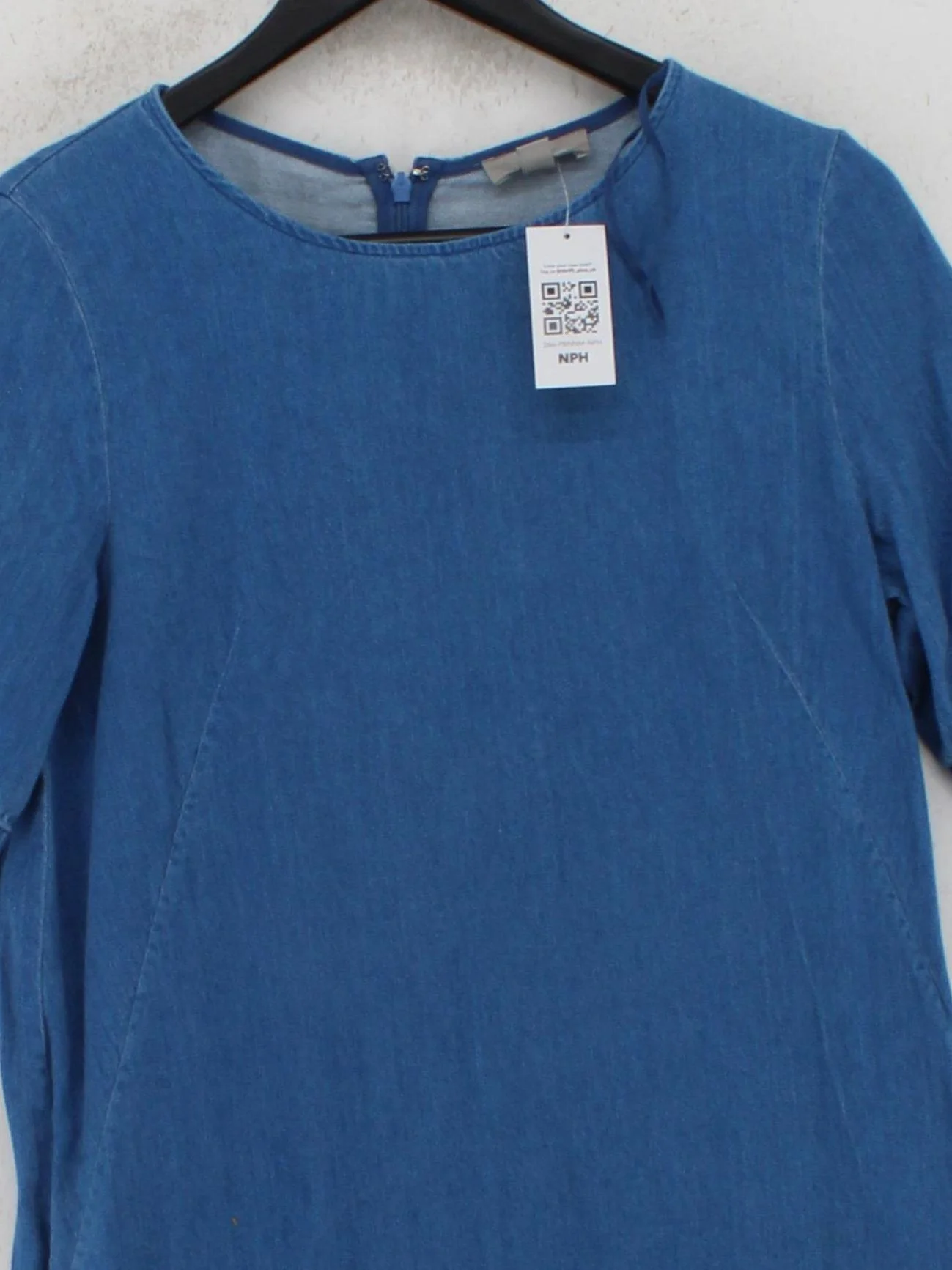 COS T-Shirt Mini Dress in Blue - Image 3