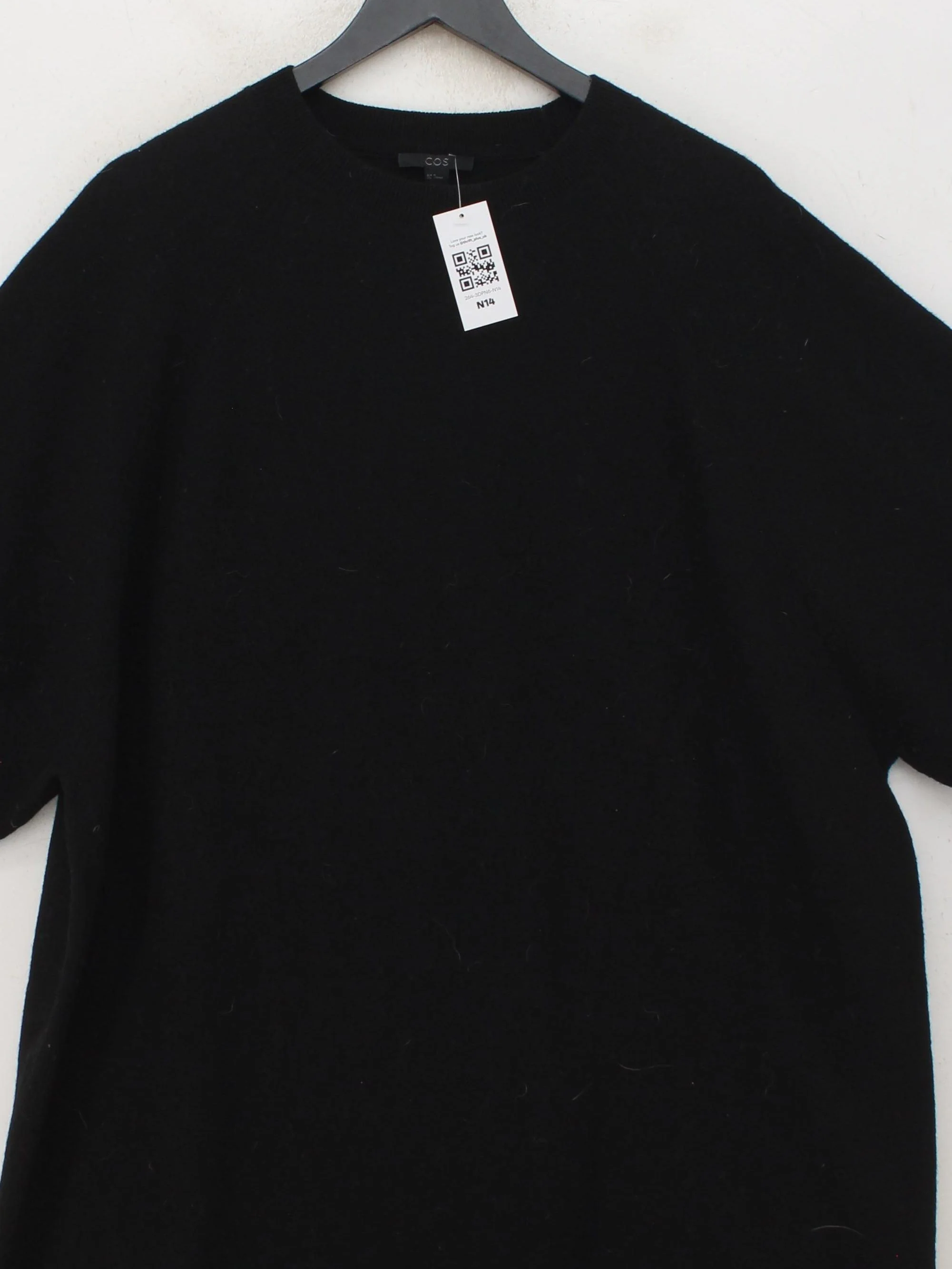 COS T-Shirt Mini Dress M in Black - Image 3