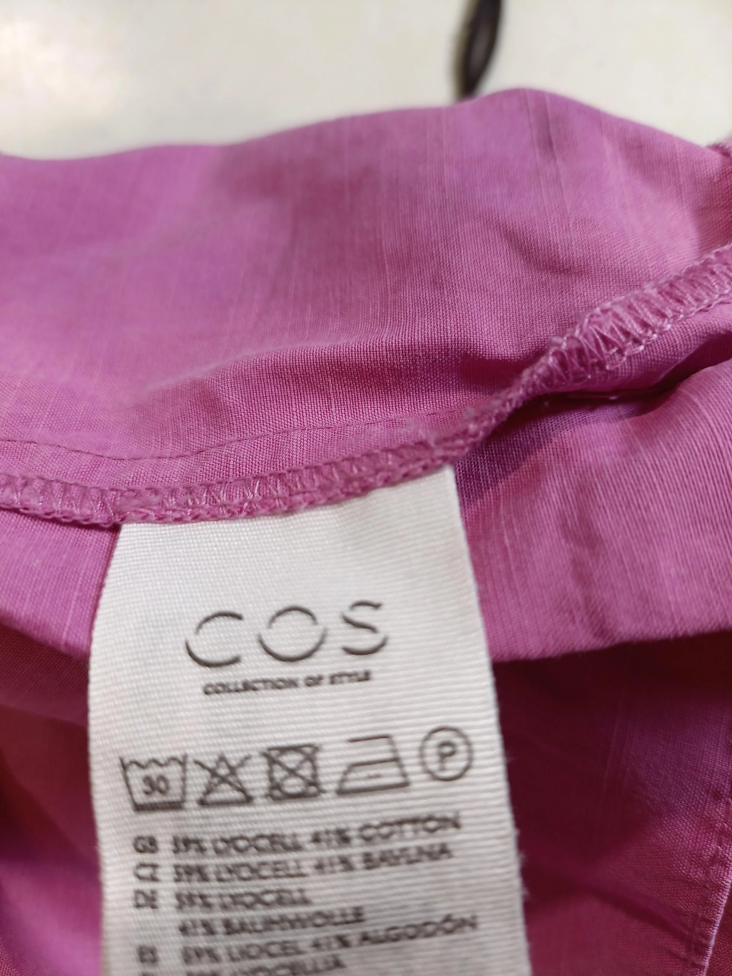 COS T-Shirt Mini Dress XL in Pink - Image 5