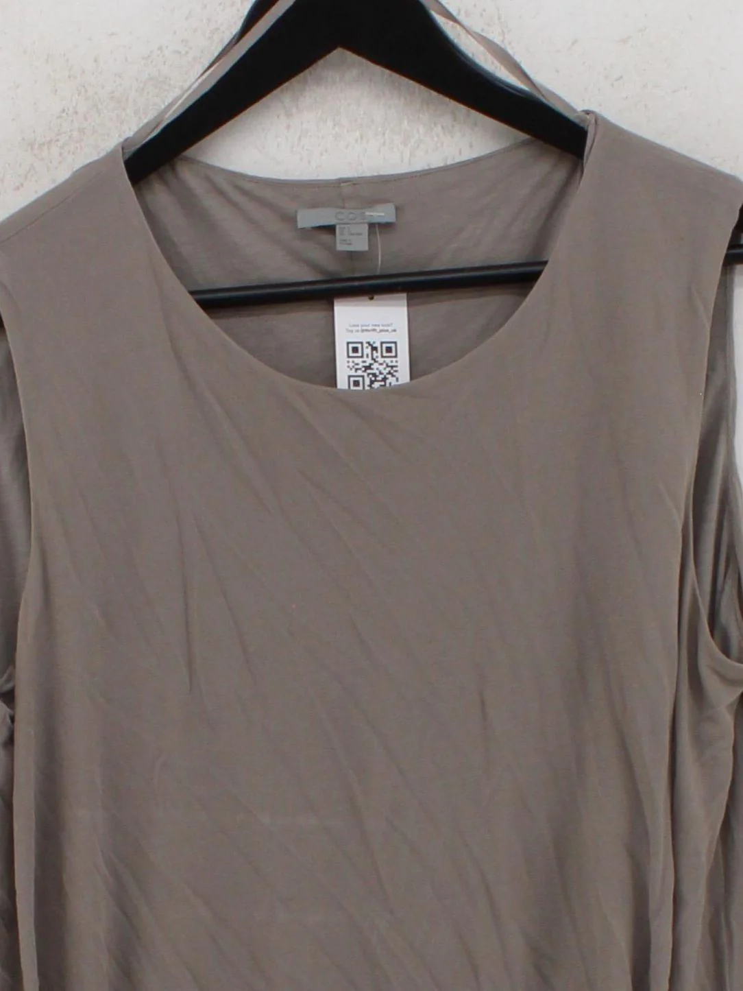 COS Tank Midi Dress L in Tan - Image 3