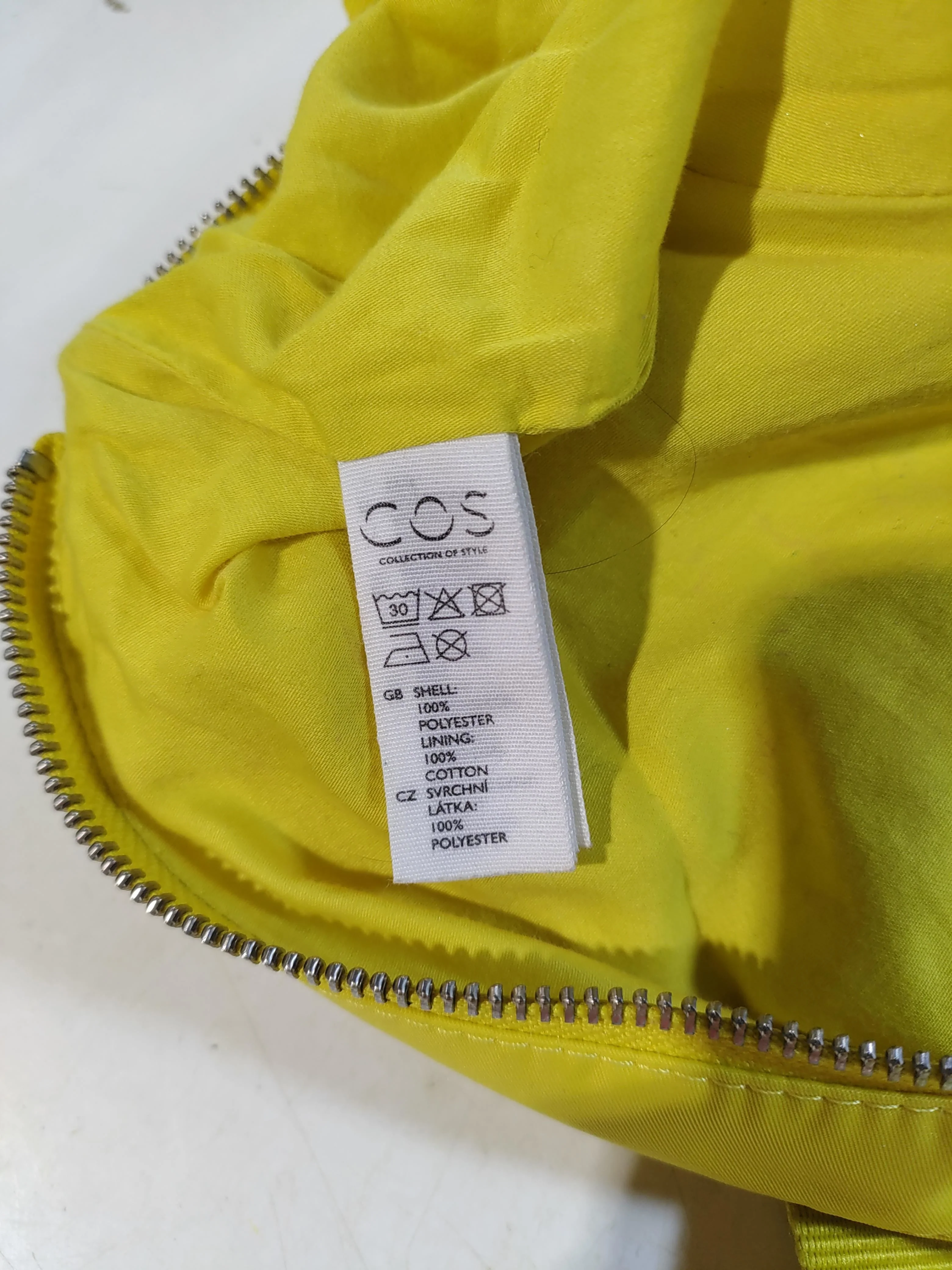 COS Women's Bag Yellow Polyester with Cotton Belt Bag & Waist Pack - Image 6