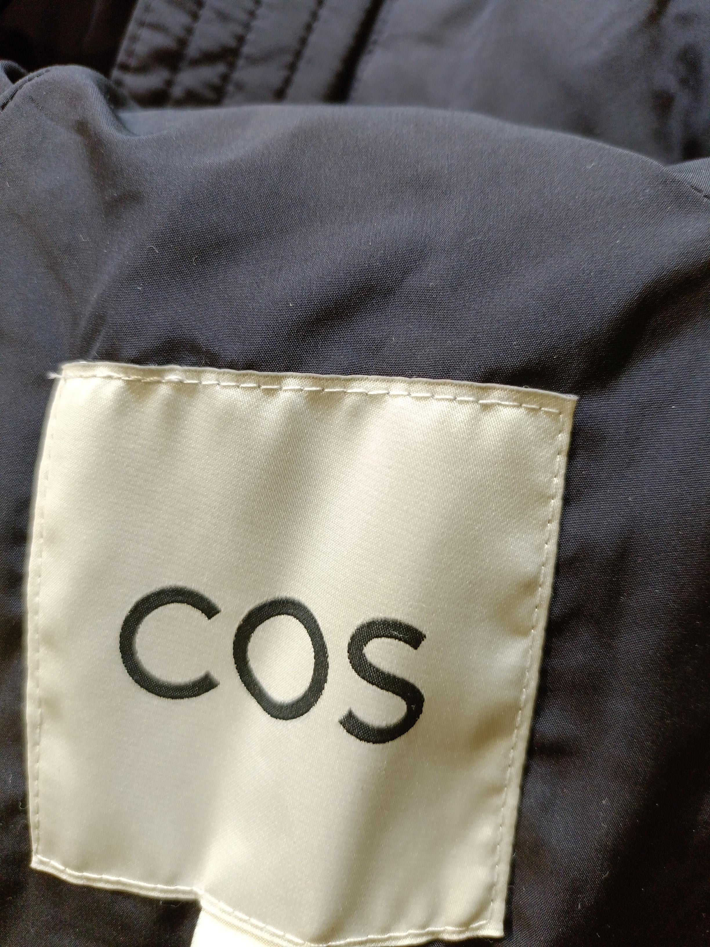 COS Women's Coat Blue 100% Polyester Overcoat - Image 5