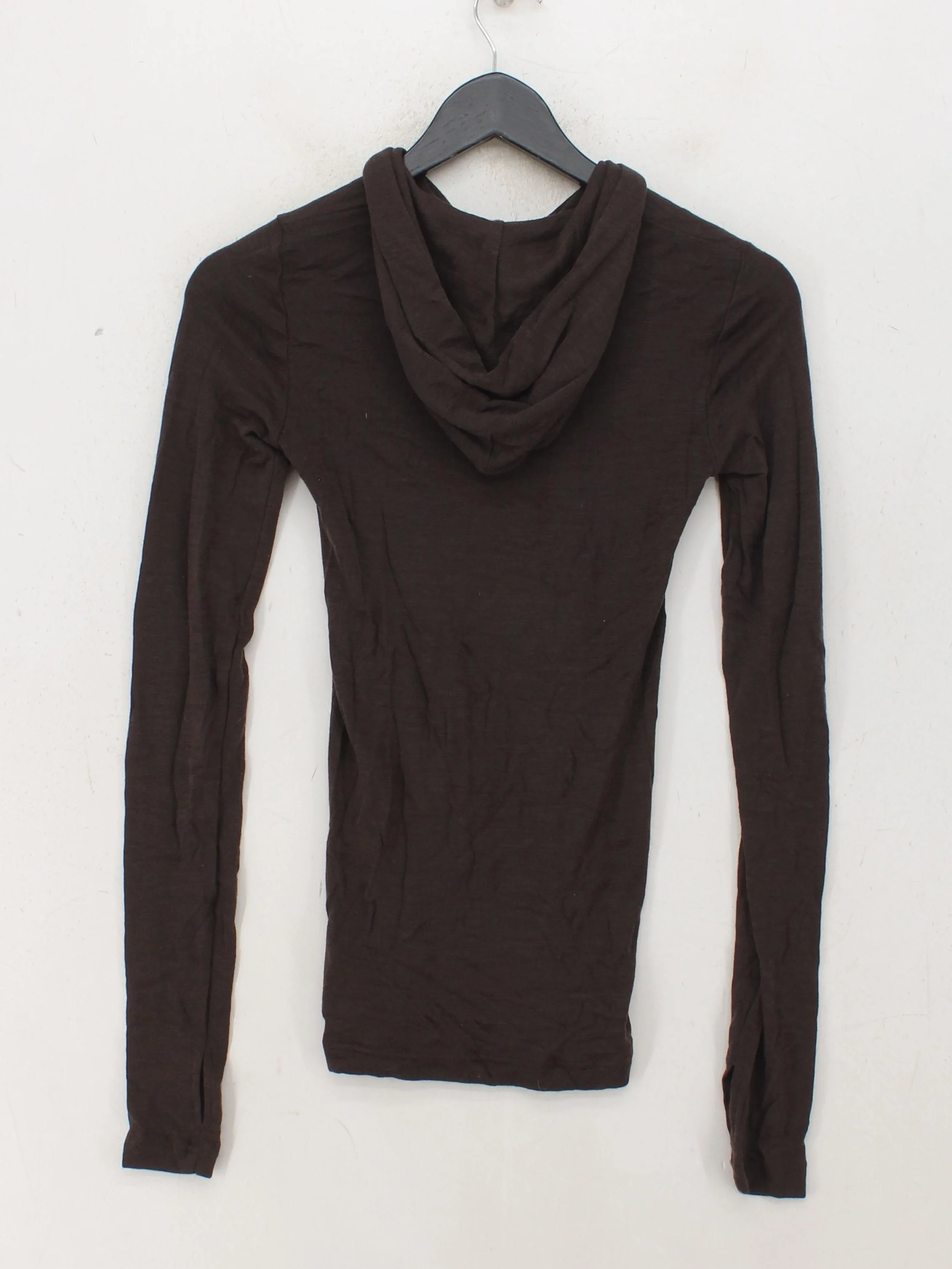 COS Women's Hoodie S Brown 100% Wool Pullover - Image 2