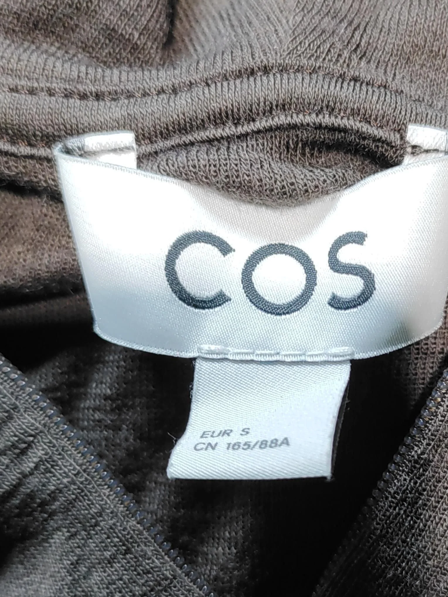 COS Women's Hoodie S Brown 100% Wool Pullover - Image 5