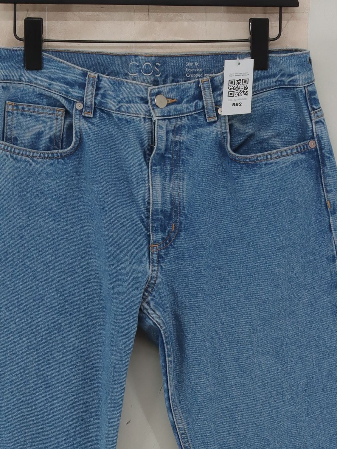 COS Women's Jeans W 31 in Blue 100% Cotton Straight - Image 3