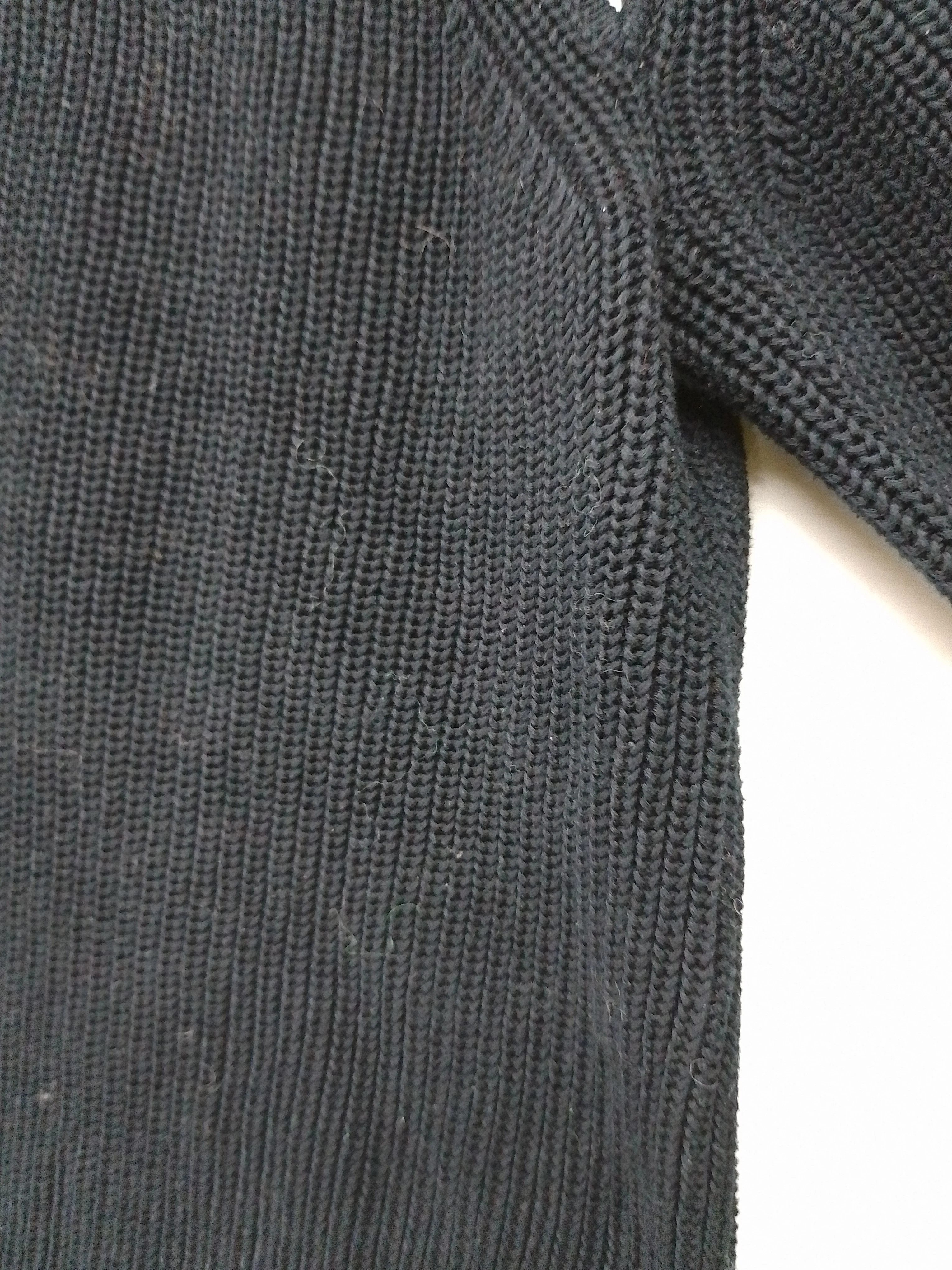COS Women's Jumper L Black 100% Cotton Crew Neck Pullover - Image 5