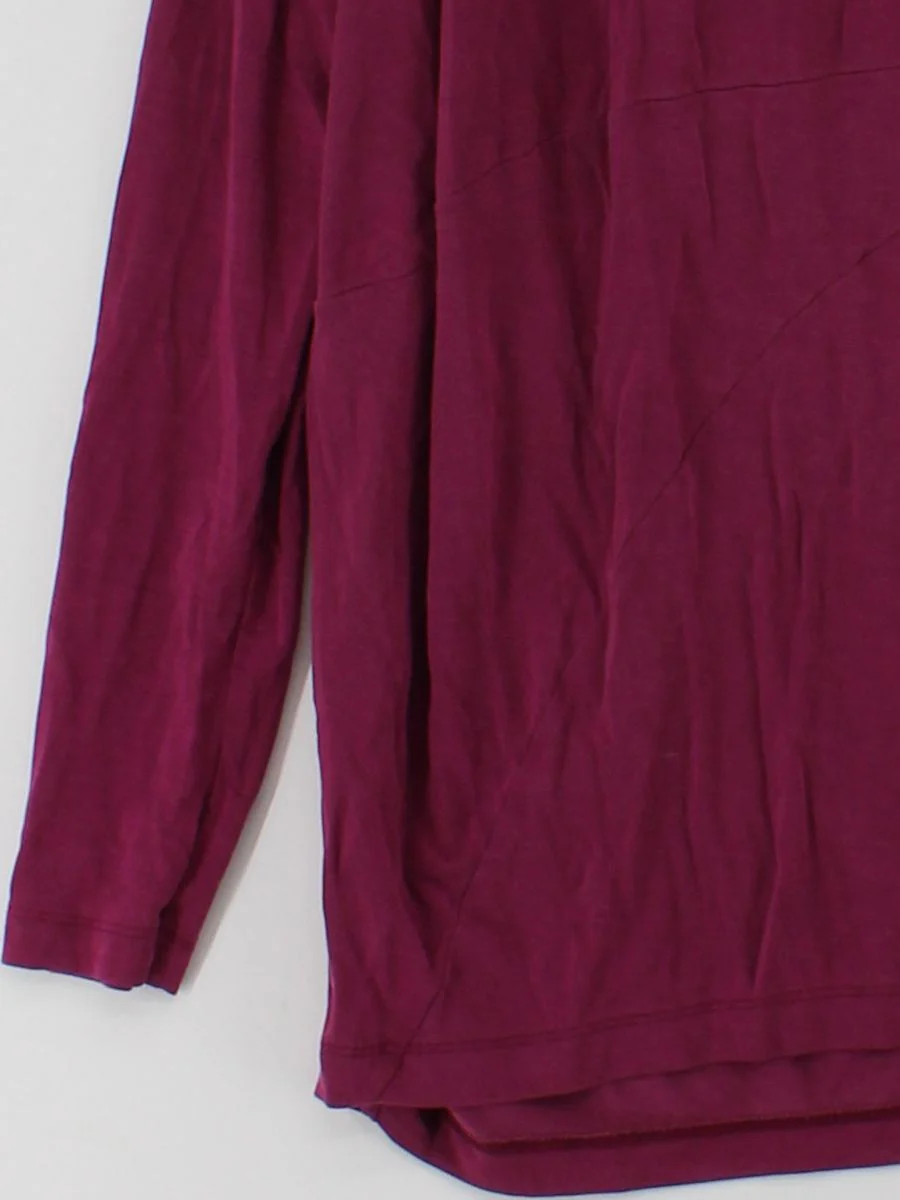 COS Women's Jumper S Purple Lyocell Modal with Elastane Round Neck Pullover - Image 4