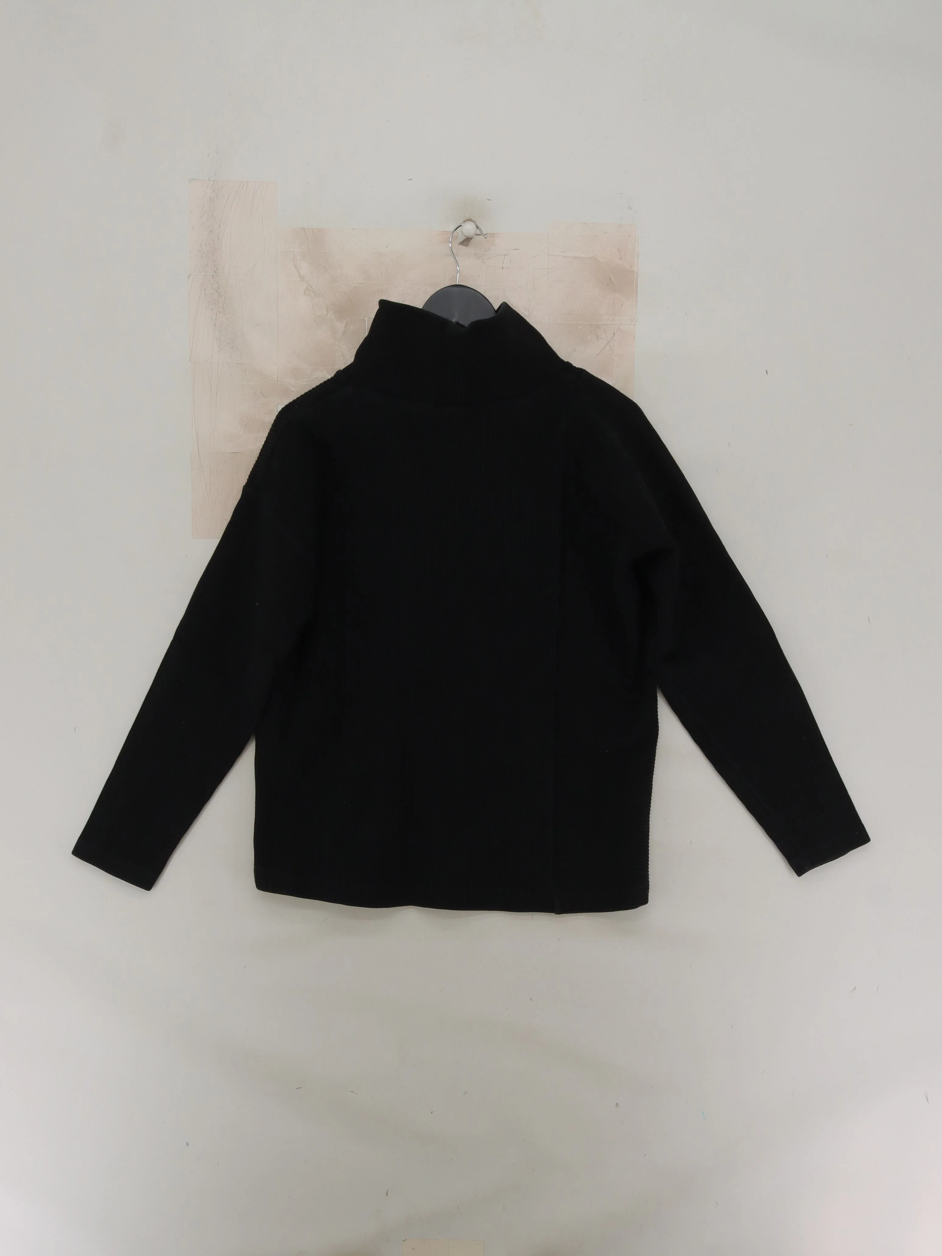 COS Women's Jumper XS Black Cotton with Elastane Roll Neck Pullover - Image 2