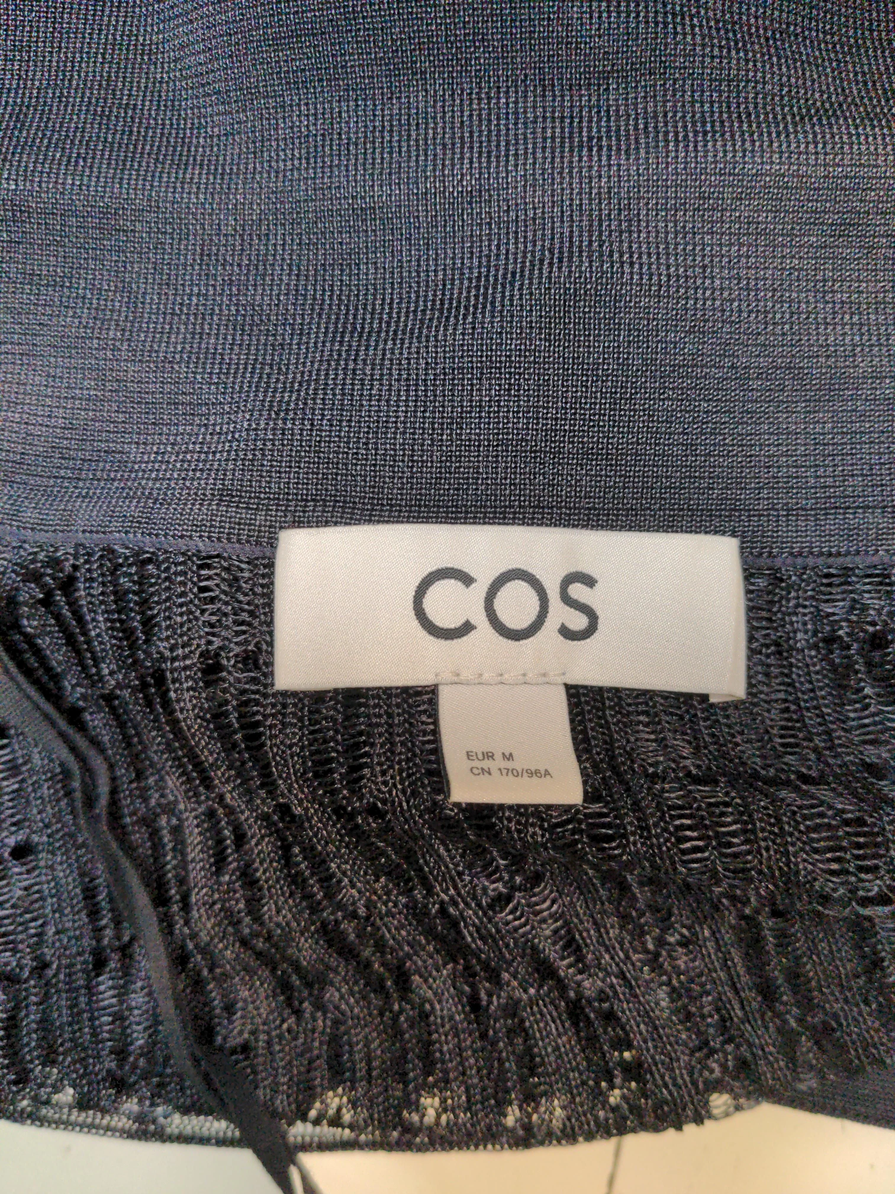 COS Women's Shirt M Black Viscose with Polyamide, Polyester Basic - Image 5