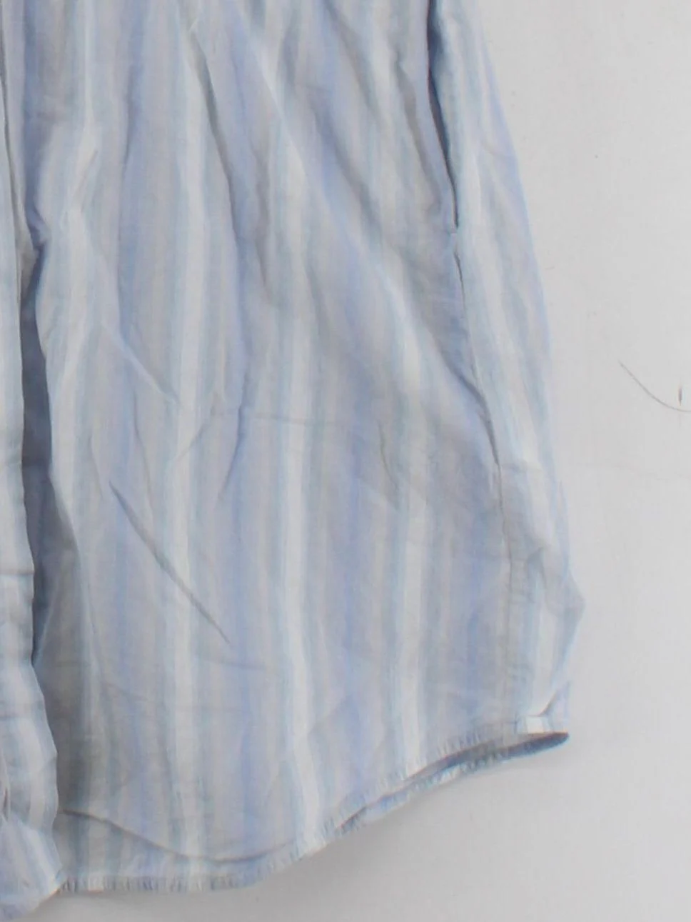 COS Women's Shirt UK 12 Blue Cotton with Linen Basic - Image 4