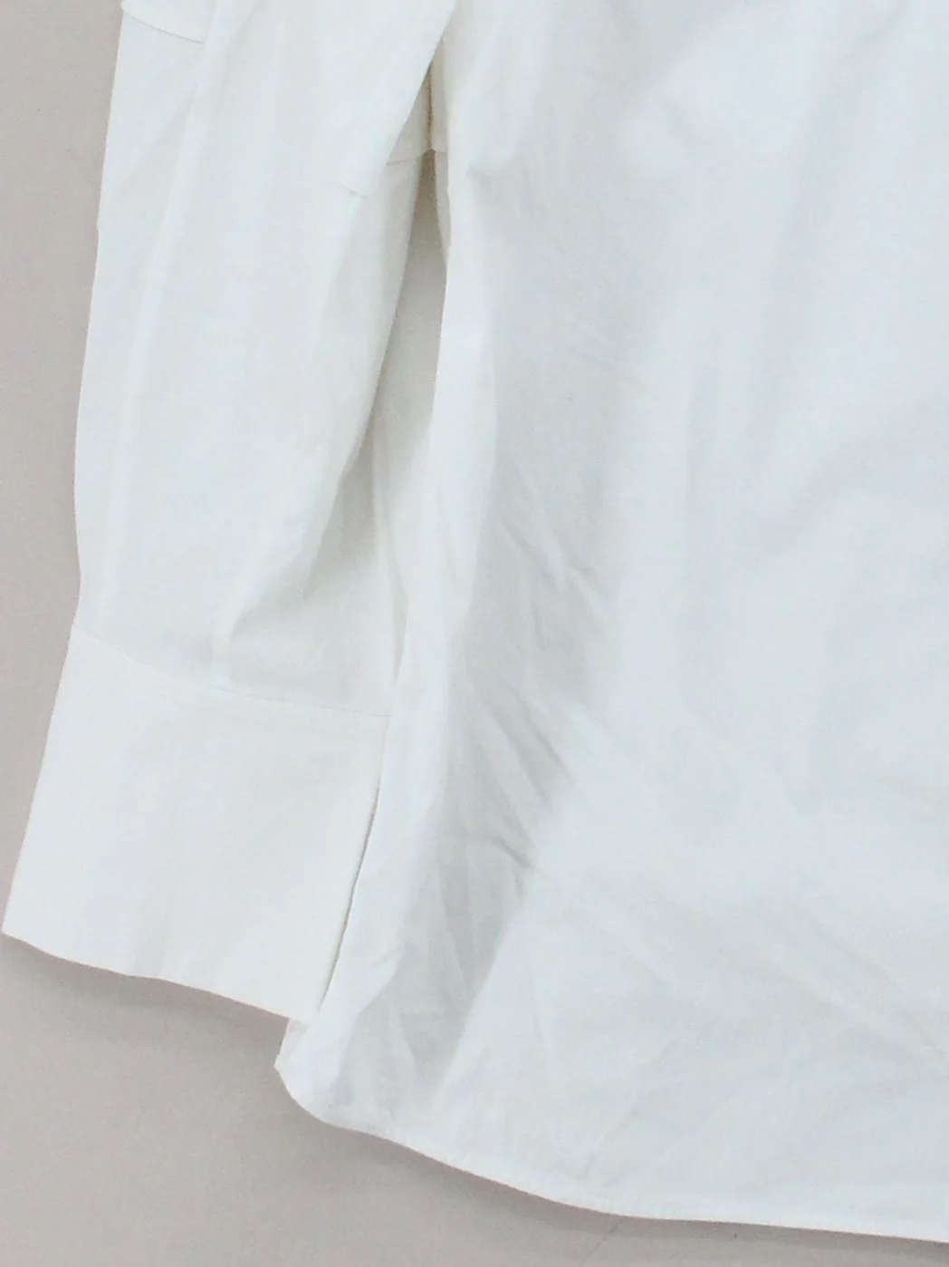 COS Women's Shirt UK 14 White Cotton with Polyamide, Elastane Basic - Image 4
