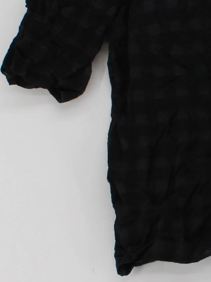 COS Women's Shirt UK 6 Black Cotton with Silk Basic - Image 4