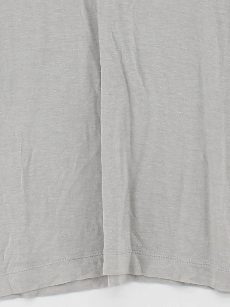 COS Women's T-Shirt M Grey Viscose with Silk Short Sleeve Round Neck Basic - Image 4
