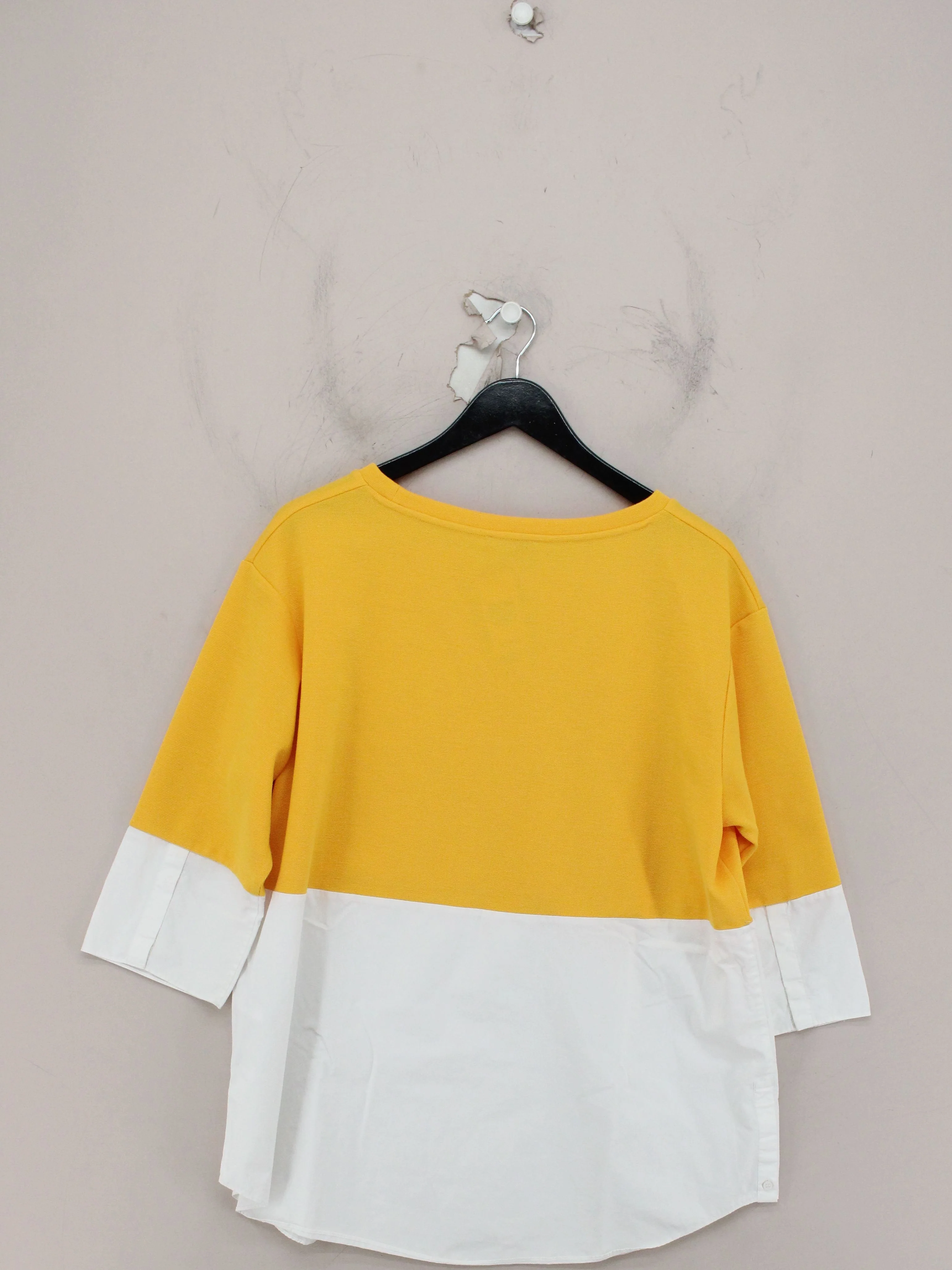 COS Women's Top L Multi Polyester with Cotton, Elastane Basic - Image 2
