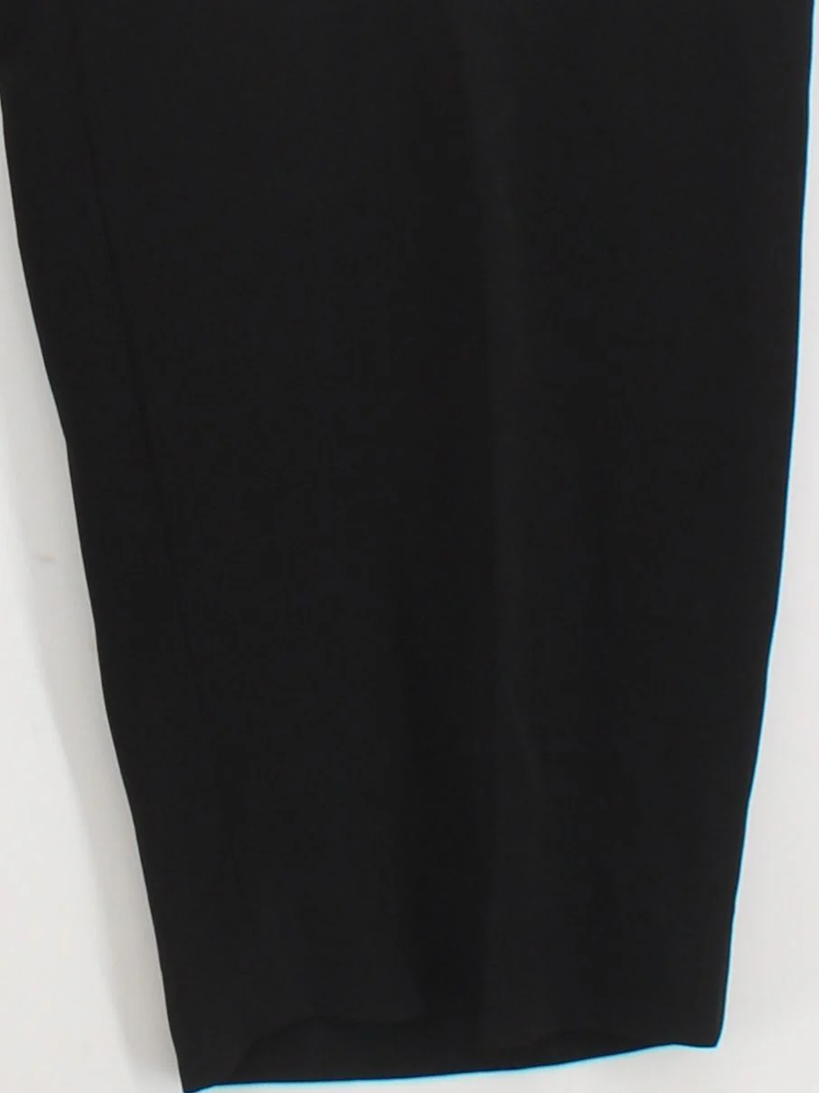 COS Women's Trousers UK 16 Black Acetate with Polyester Tapered Chino - Image 4