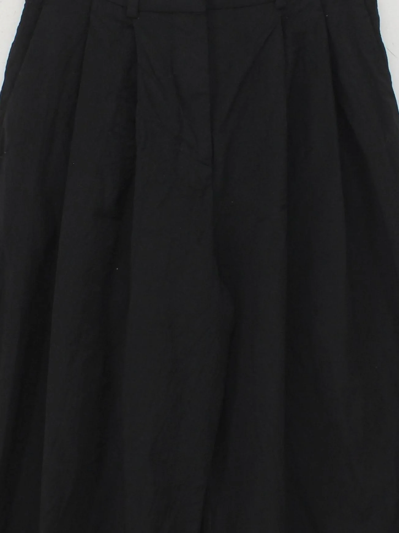 COS Women's Trousers UK 6 Black 100% Wool Wide-Leg Chino - Image 3