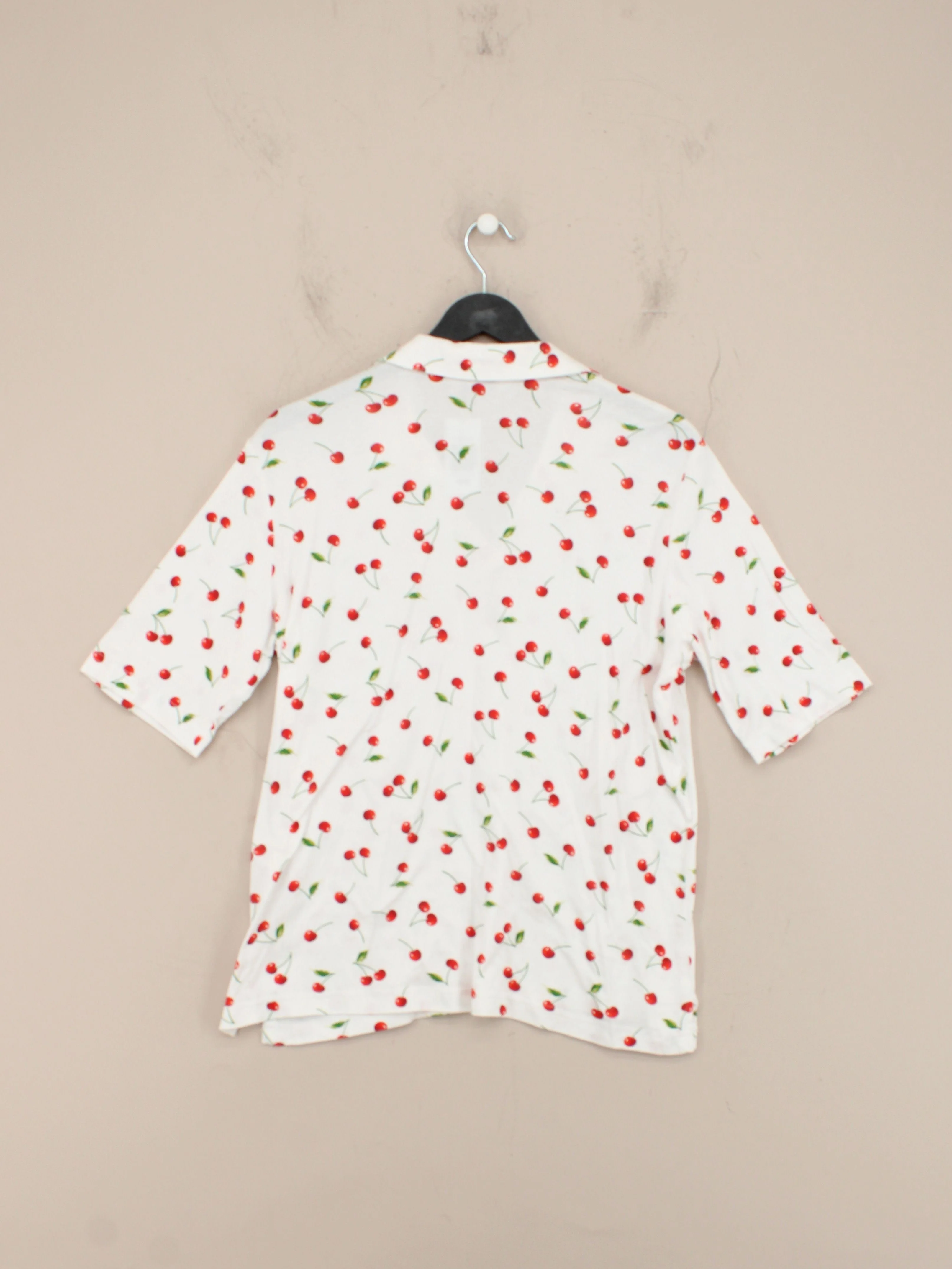 Country Collection Women's Polo M White 100% Cotton Short Sleeve Collared Basic - Image 2