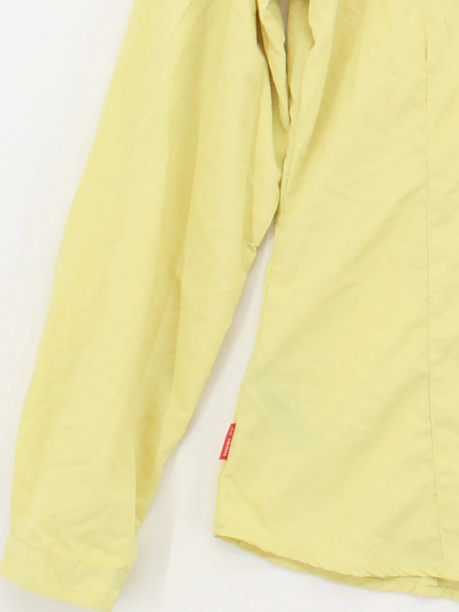 Craghoppers Women's Shirt UK 10 Yellow 100% Polyamide Long Sleeve Collared Basic - Image 4