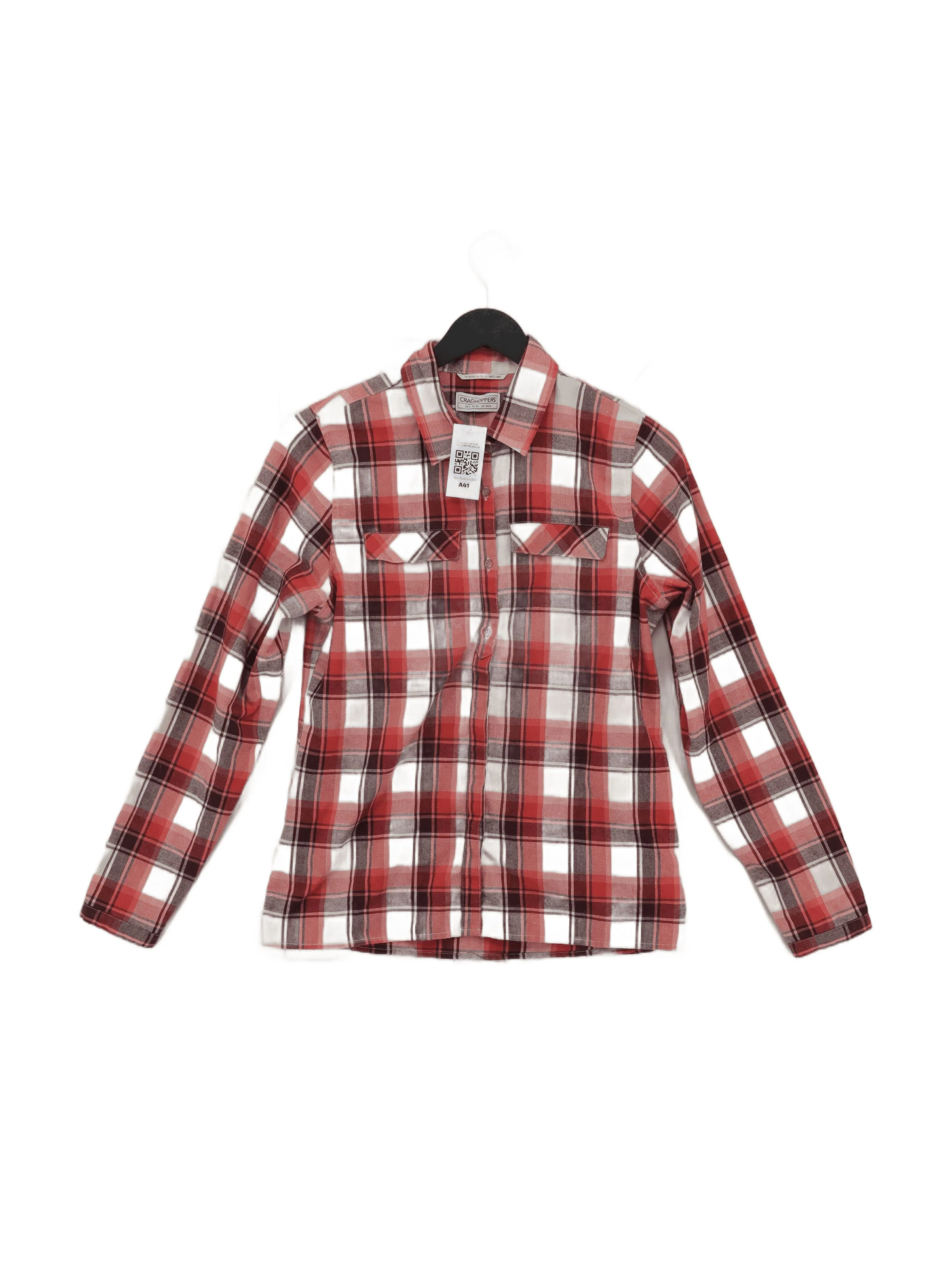 Craghoppers Women's Shirt UK 8 Multi Polyester with Cotton Basic